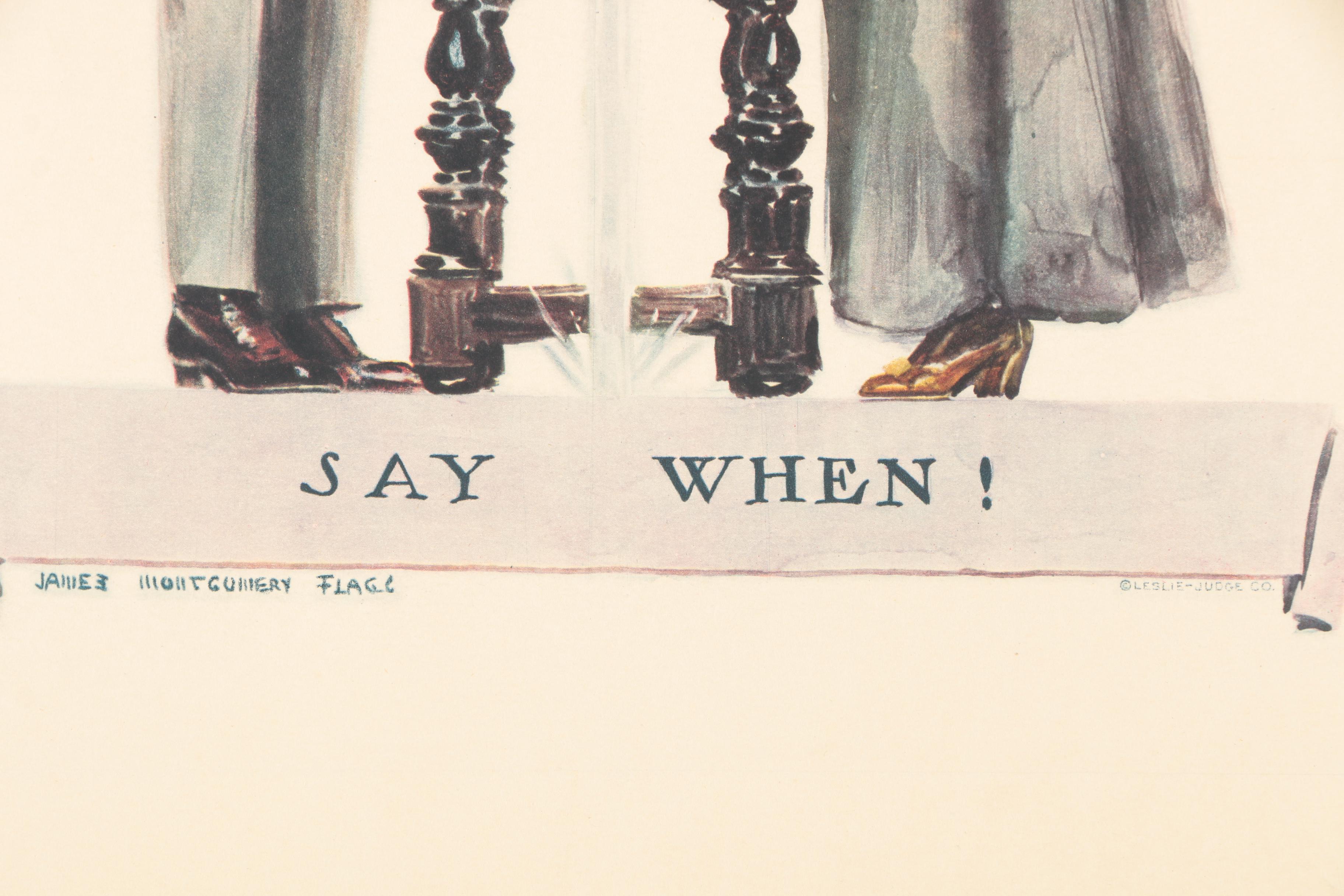 Color Halftone Prints After James Montgomery Flagg