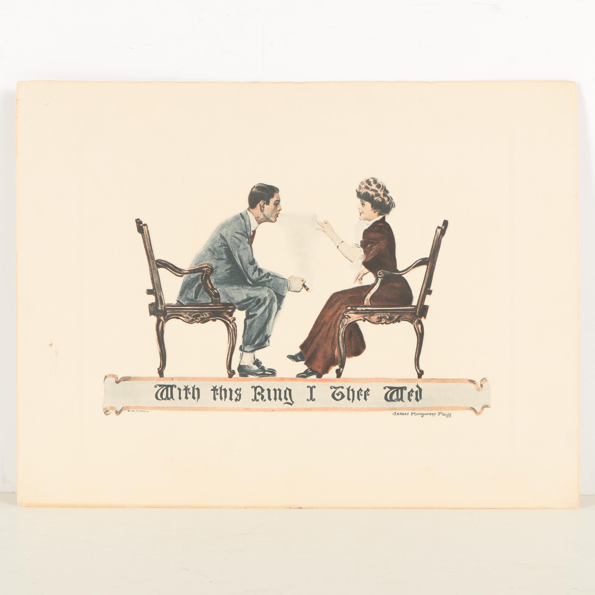 Color Halftone Prints After James Montgomery Flagg