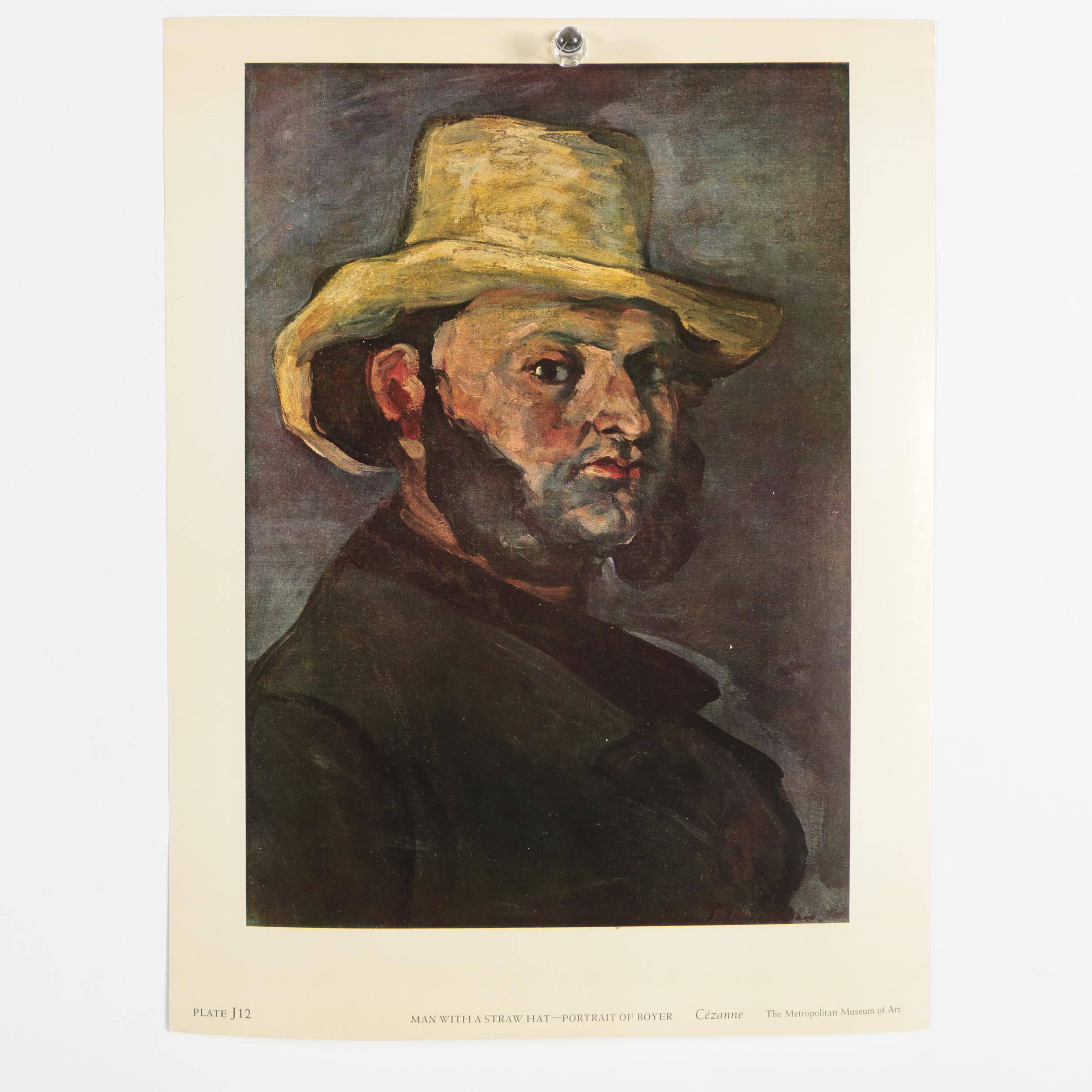 Reproduction Offset Lithographs After Degas, Cézanne, Manet and Matisse