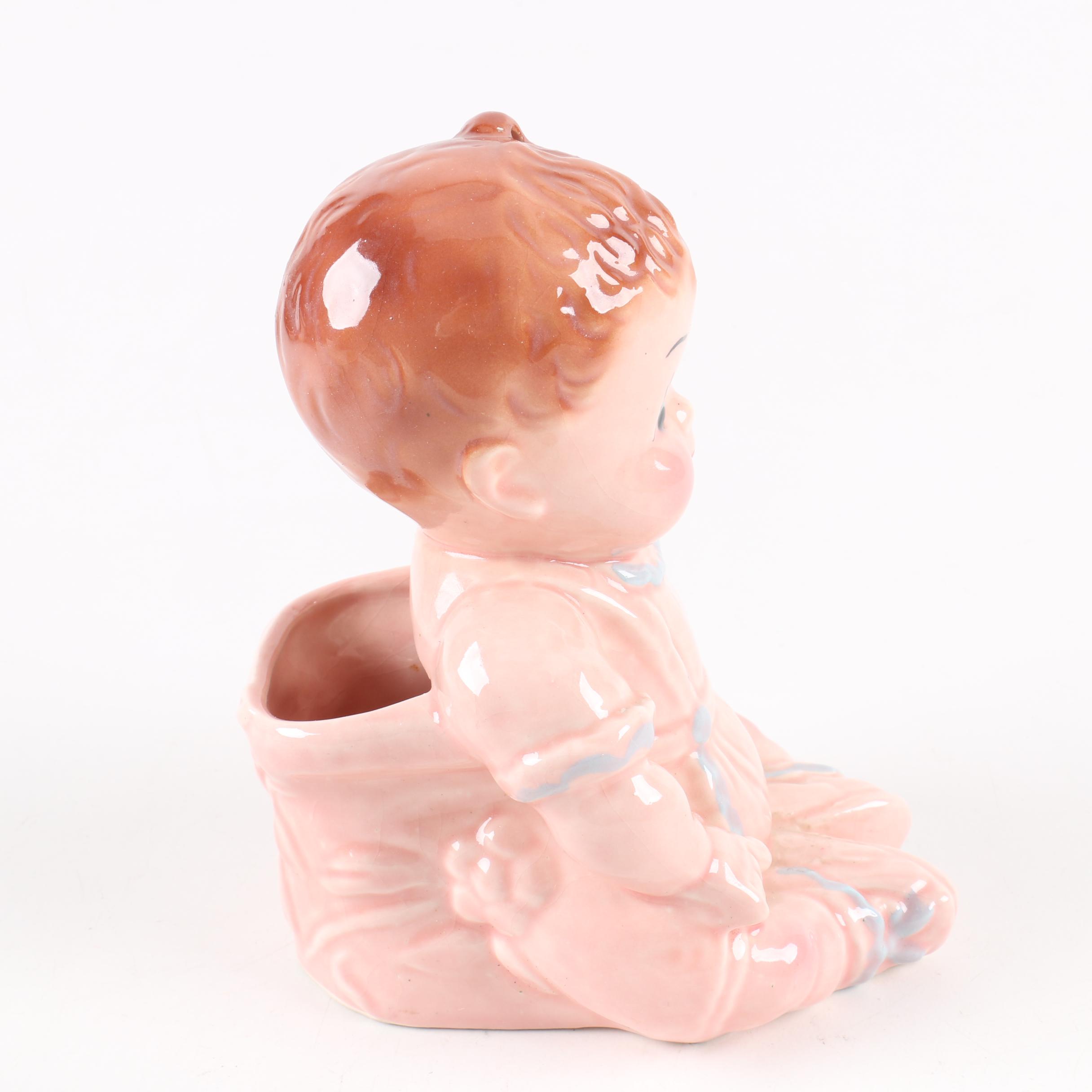 Ruben Musical Bassinet, Pink Doll and Clown Planters