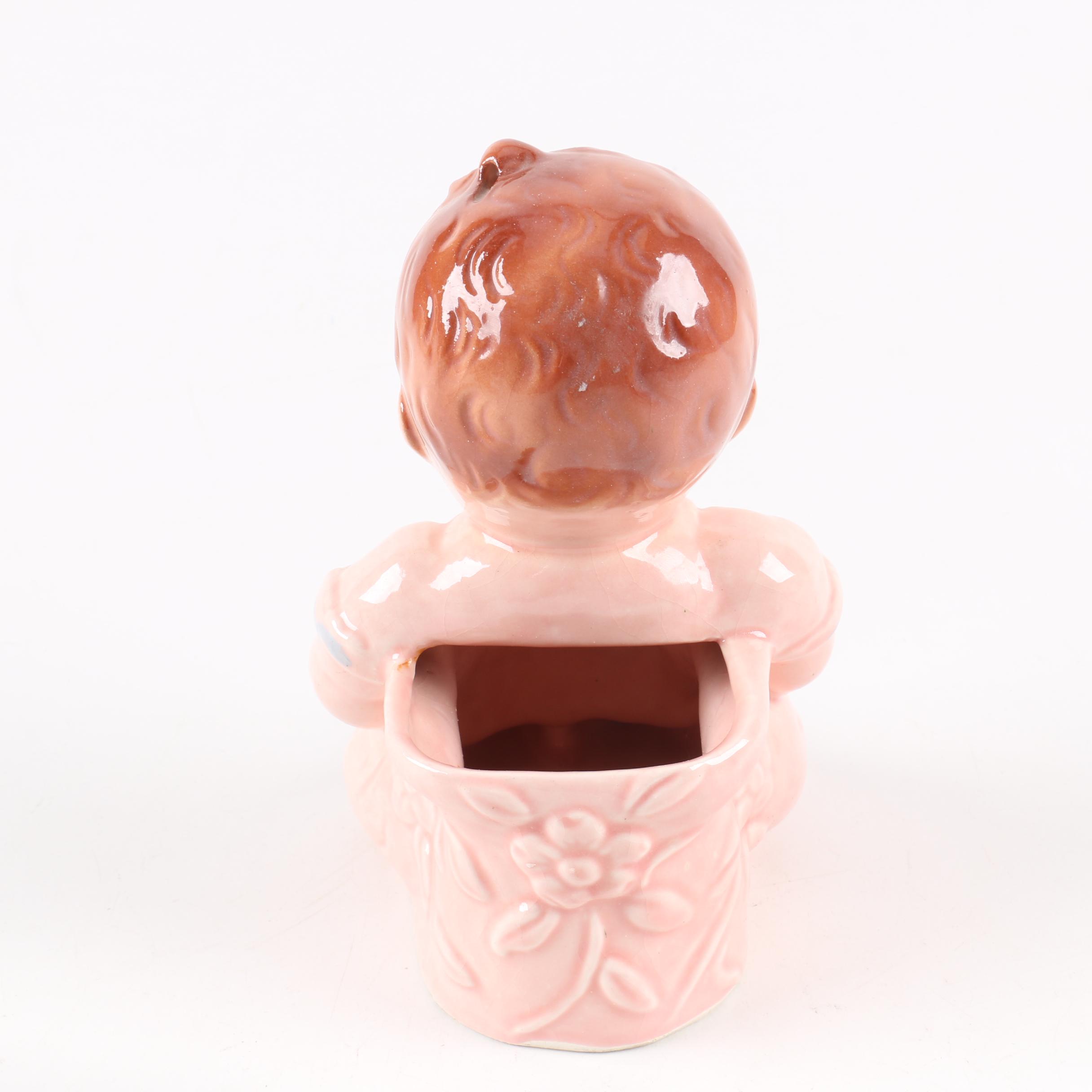 Ruben Musical Bassinet, Pink Doll and Clown Planters