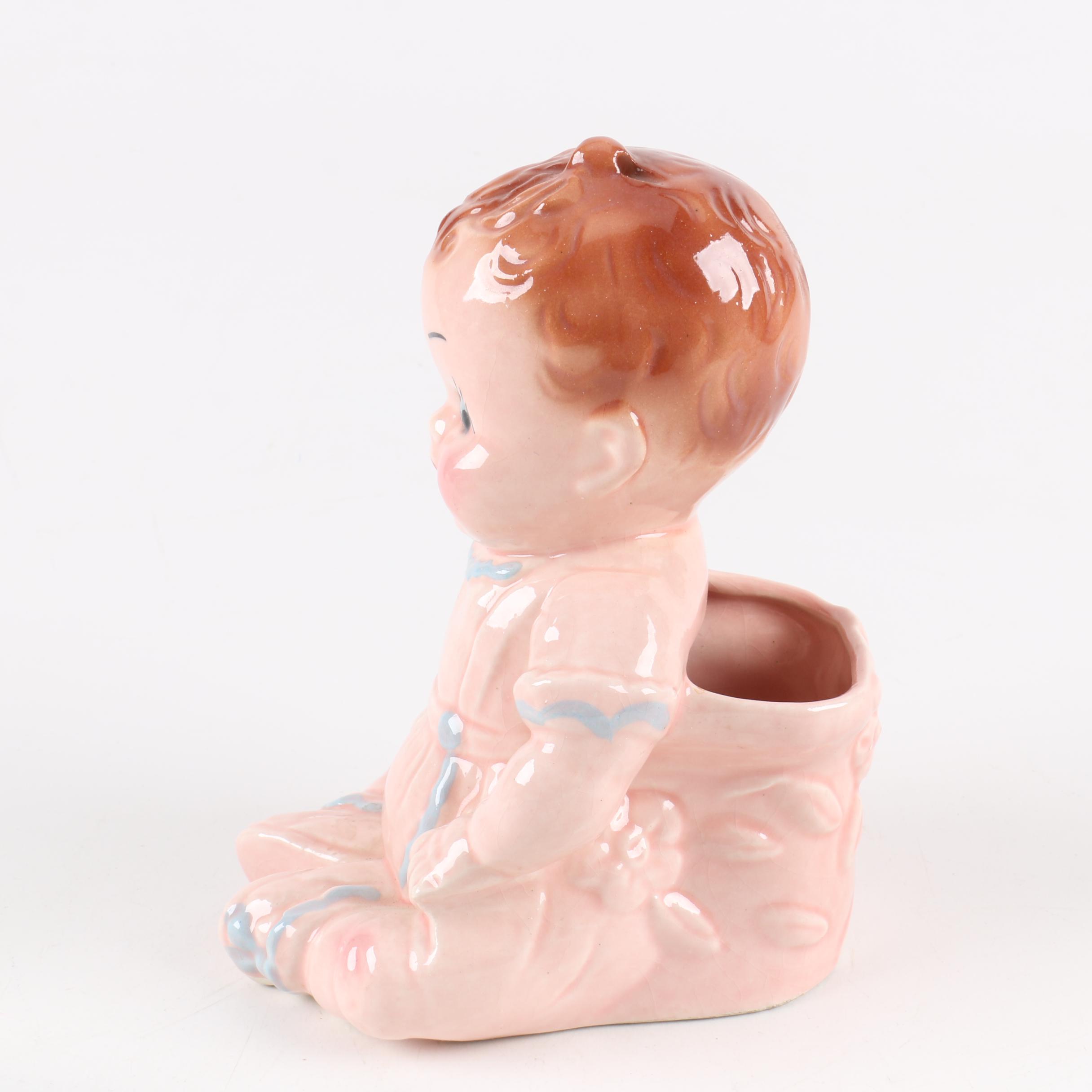 Ruben Musical Bassinet, Pink Doll and Clown Planters