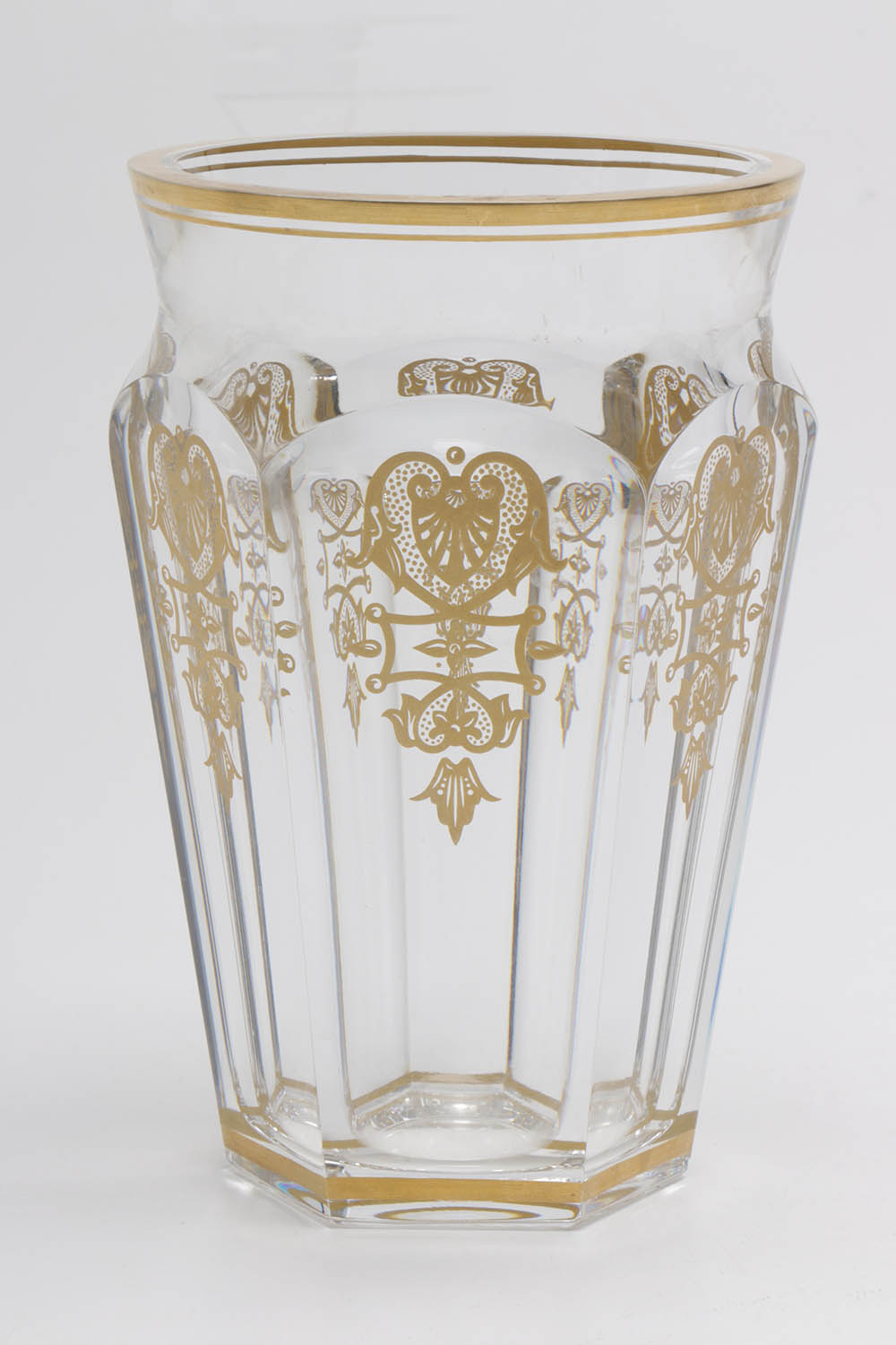 Baccarat "Nelly" Gilt Crystal Vase