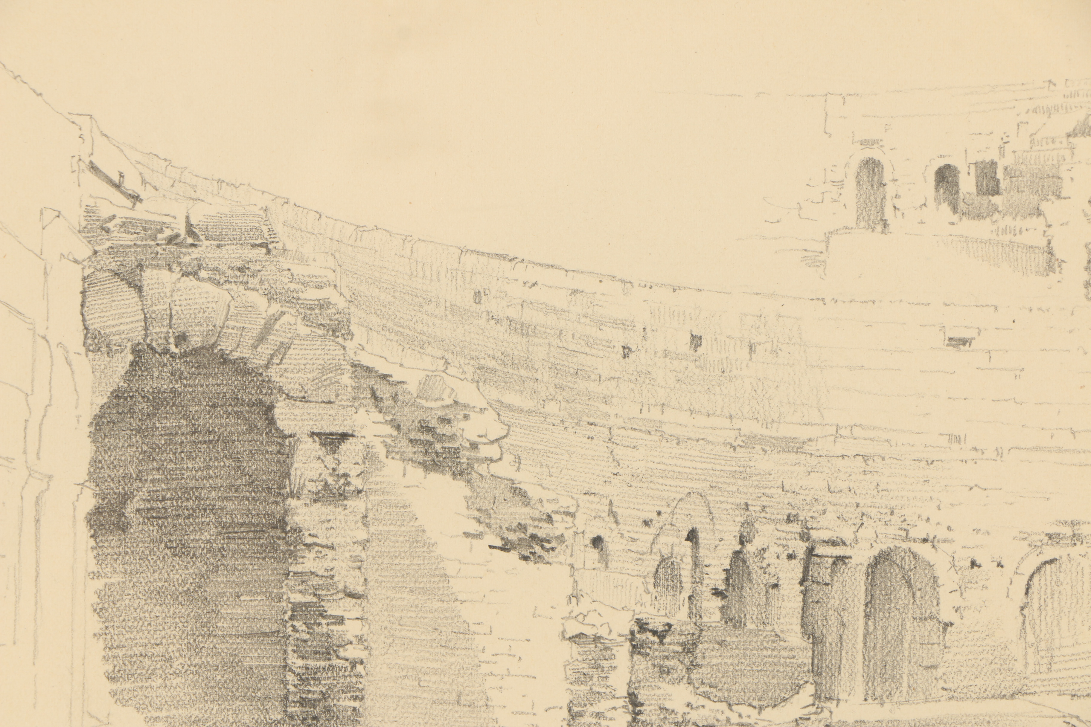 Late 20th-Century Graphite Drawing