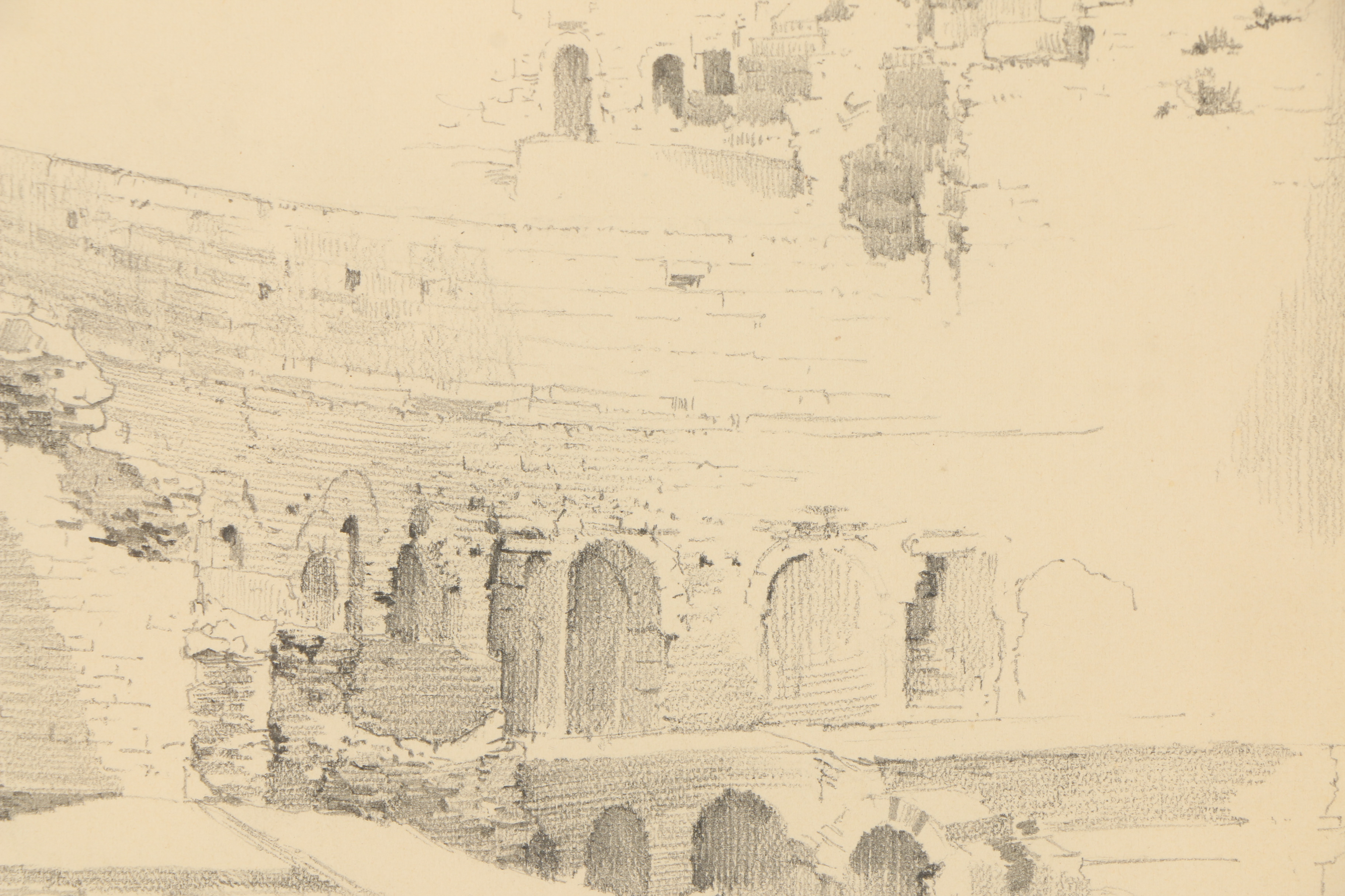 Late 20th-Century Graphite Drawing