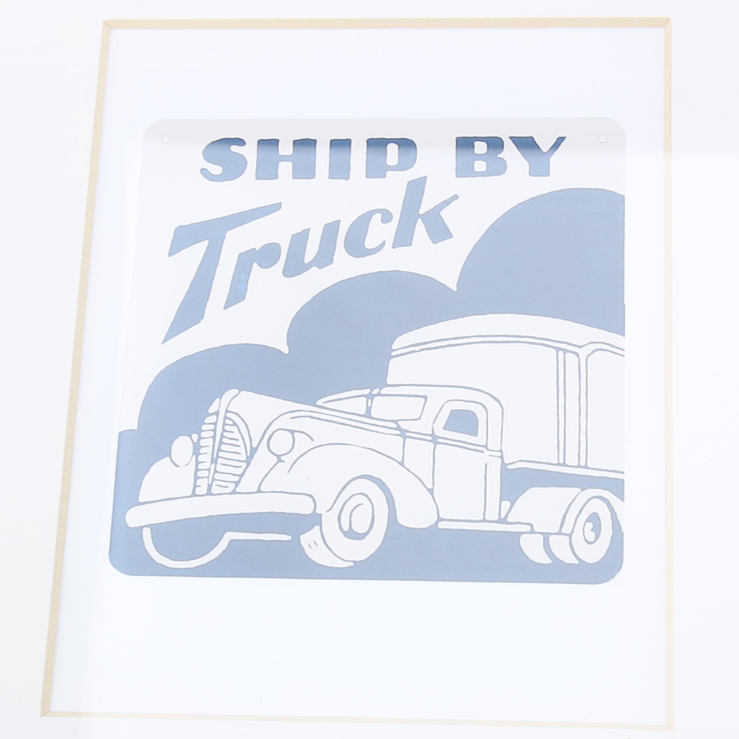Contemporary Giclée Prints Including "Auto Laundry" and "Go by Bus"