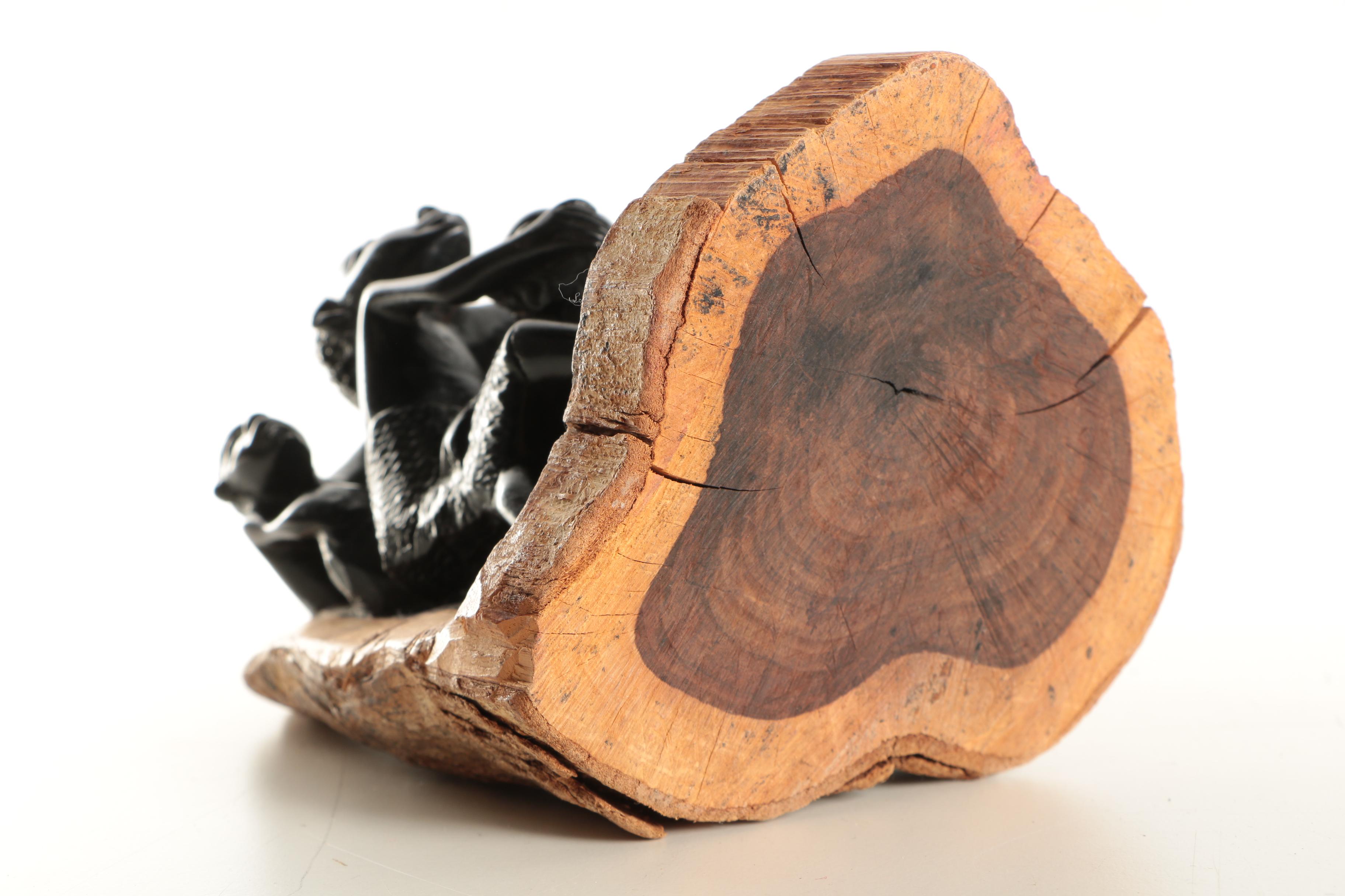 East African Ebony Wood Carving