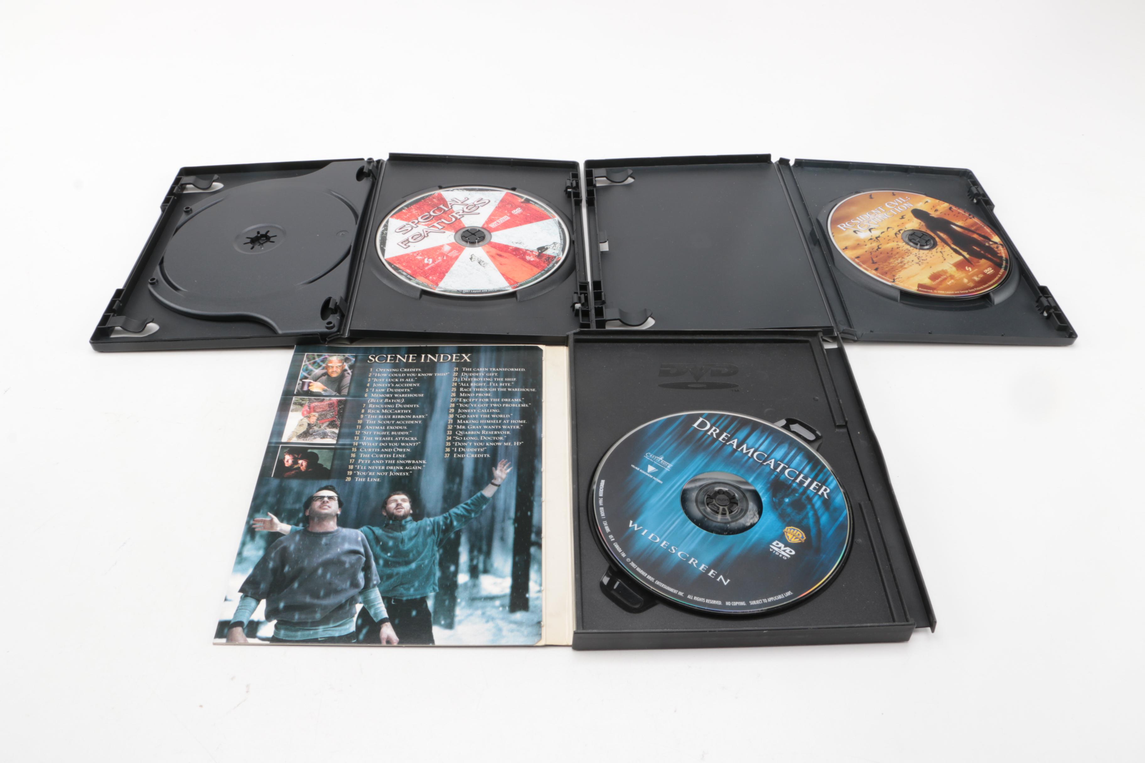 "Resident Evil" and Other Paranormal Thriller and Horror DVDs