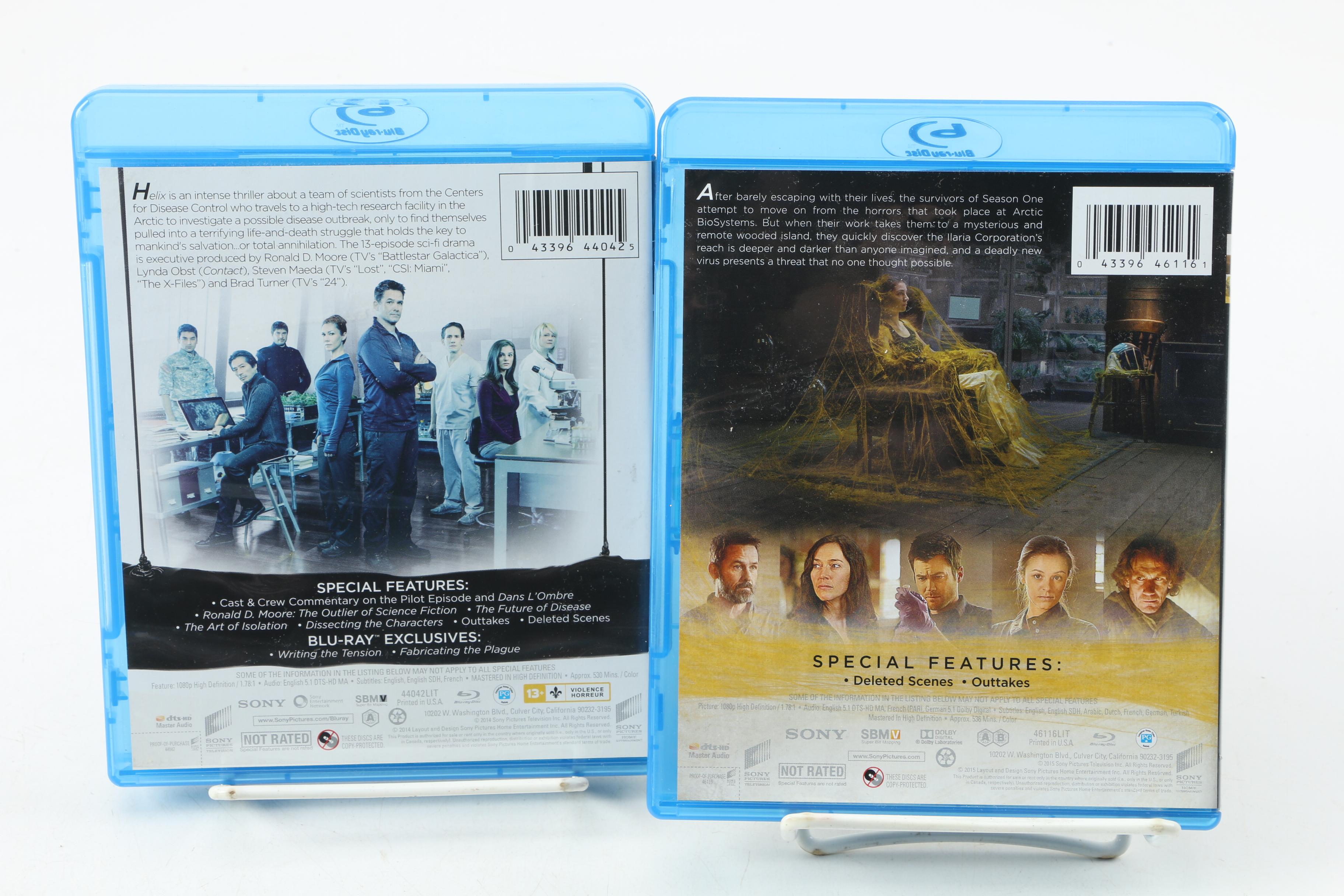 Science Fiction TV Show DVDs and Blu-Rays Including "X-Files"