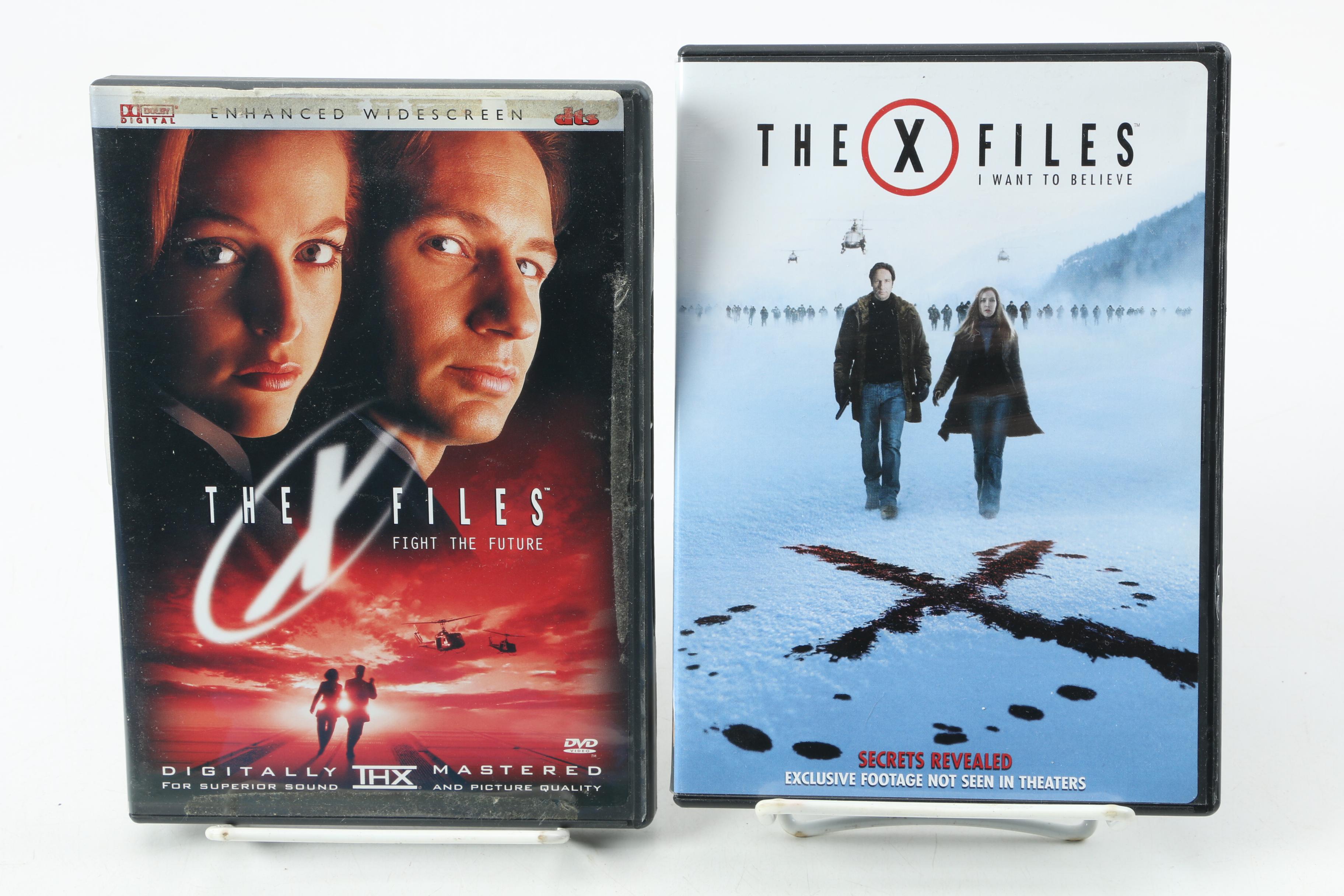 Science Fiction TV Show DVDs and Blu-Rays Including "X-Files"