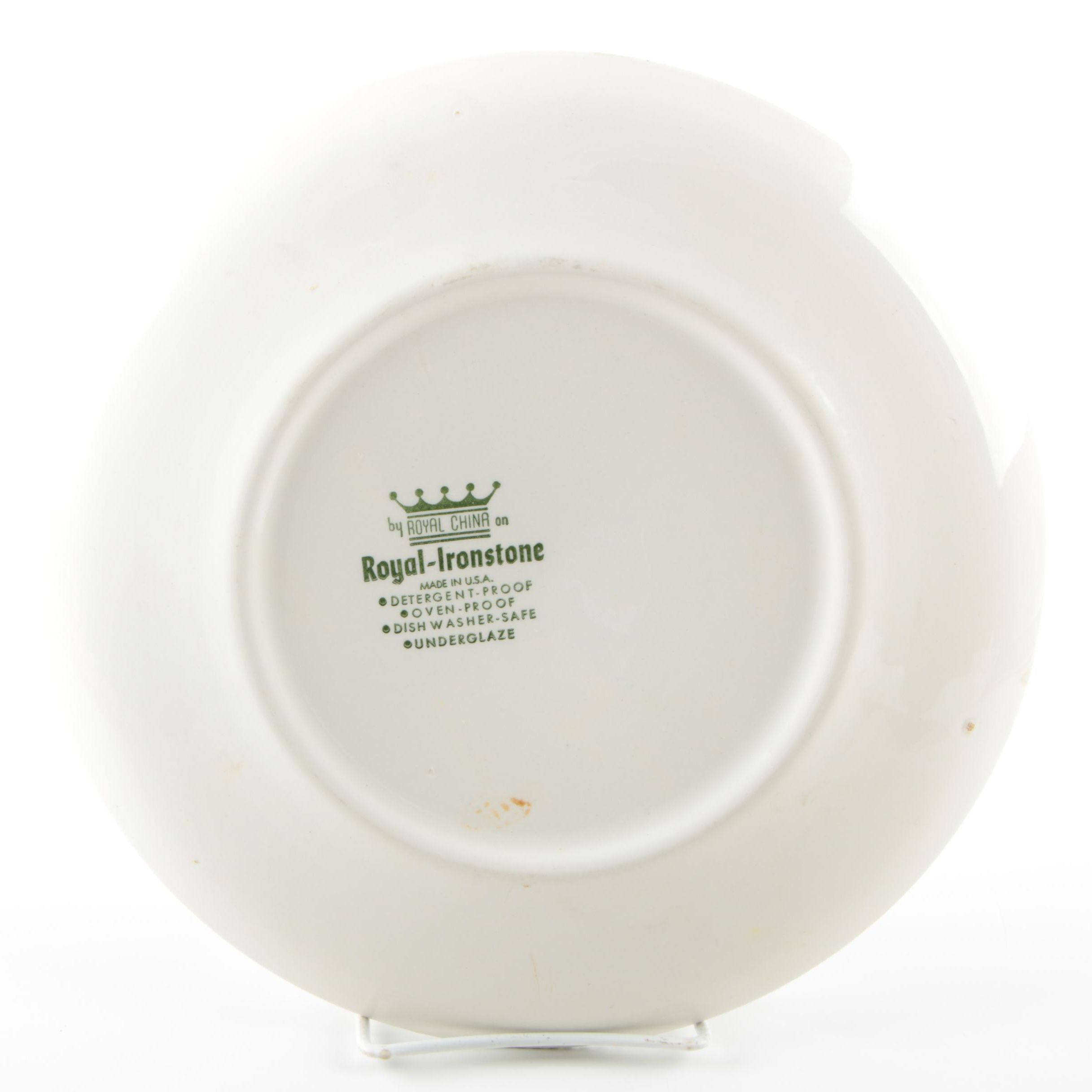 Vintage Commemorative Ironstone Plates by Mount Clemens and Royal China