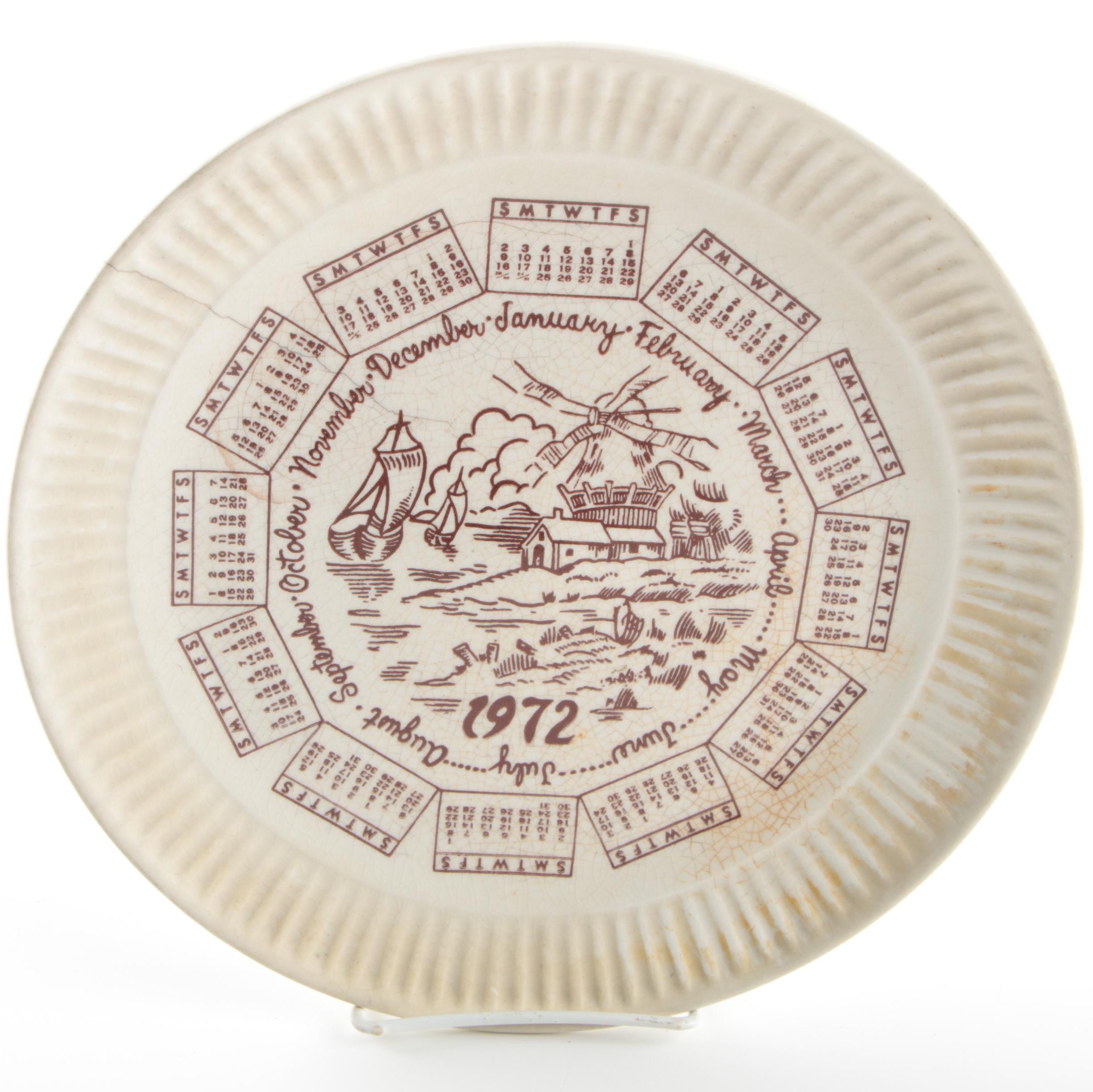 Vintage Commemorative Ironstone Plates by Mount Clemens and Royal China