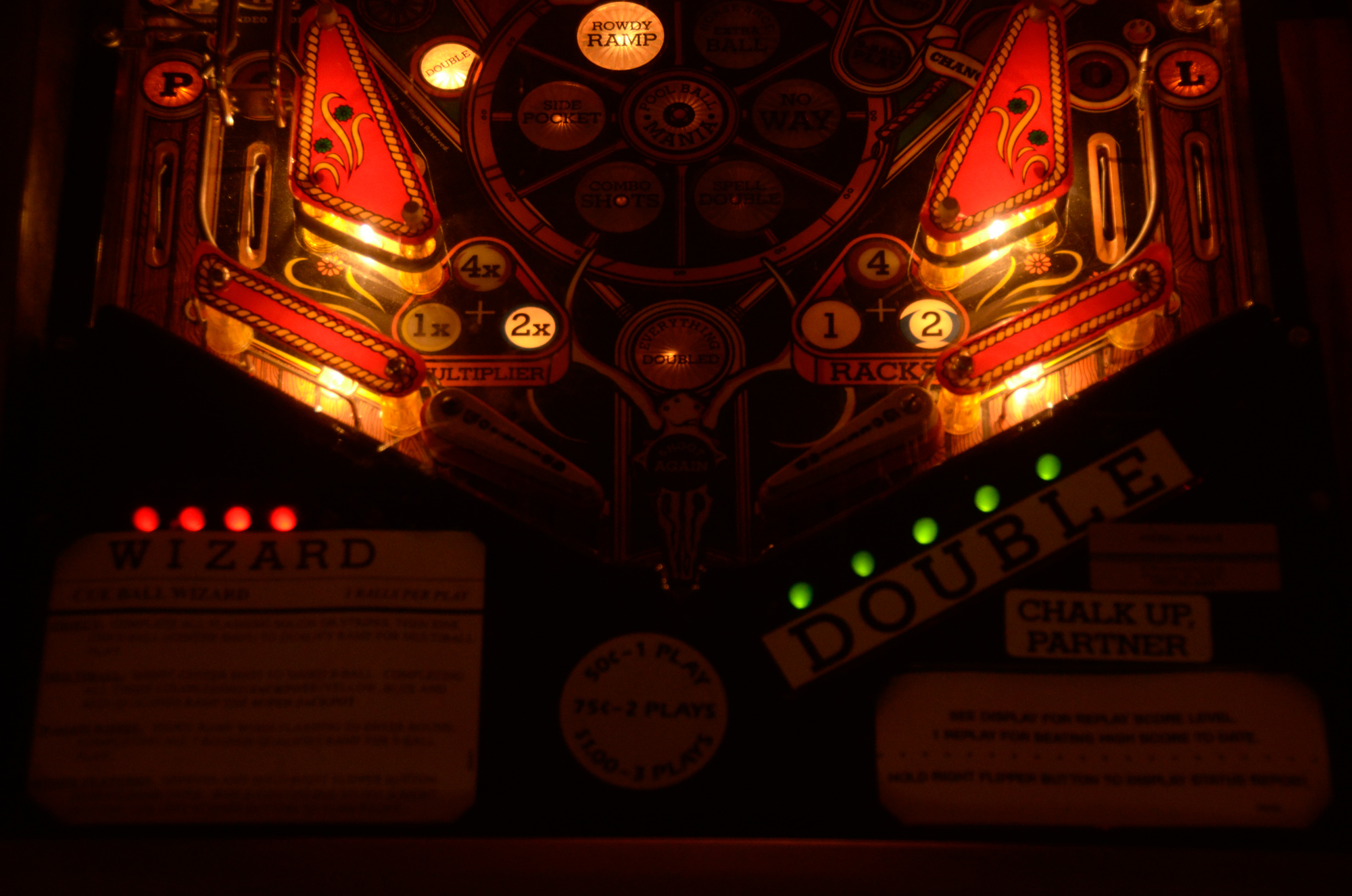 1992 "Cue Ball Wizard" Pinball Machine by Gottlieb