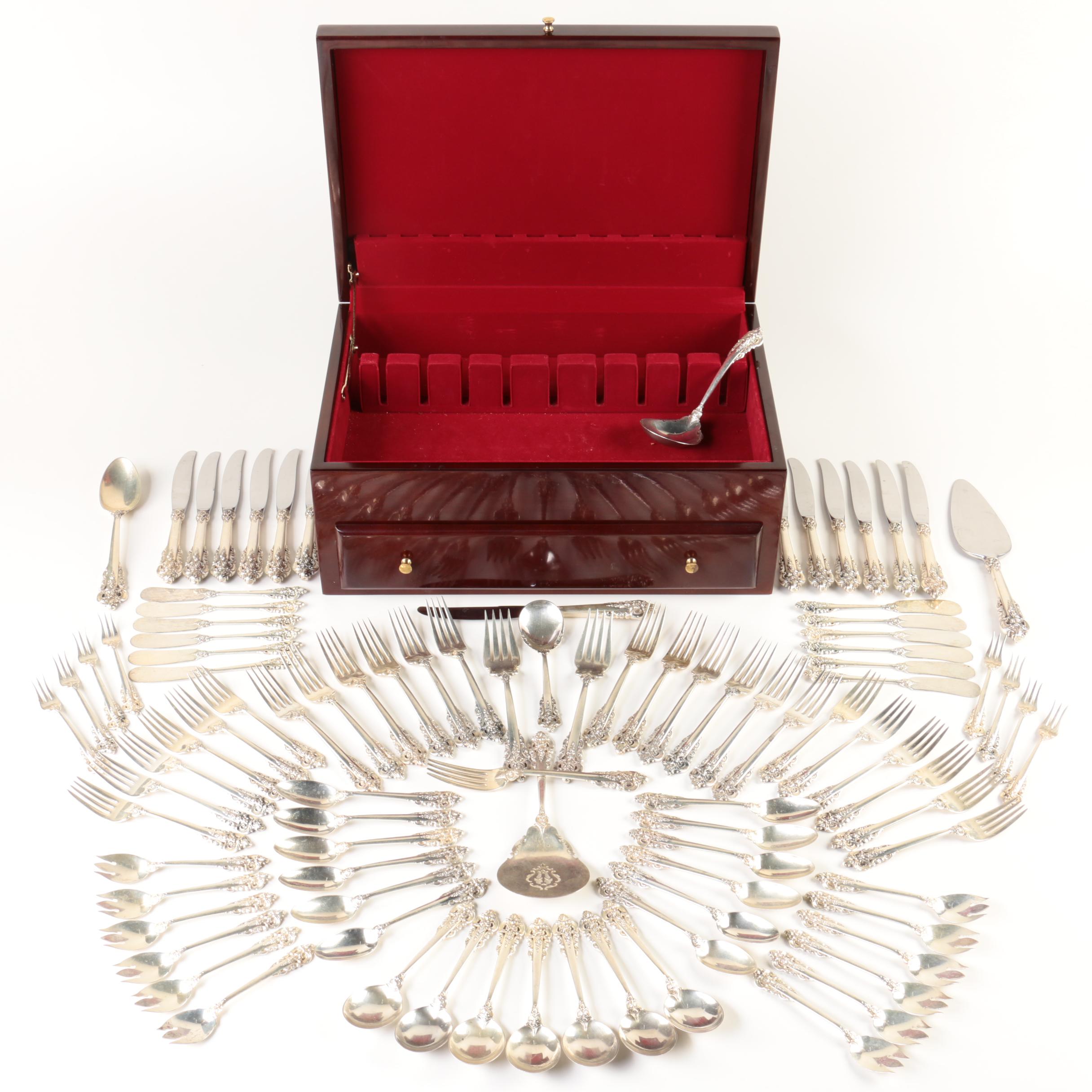 Wallace "Grande Baroque" Sterling Silver Flatware Set