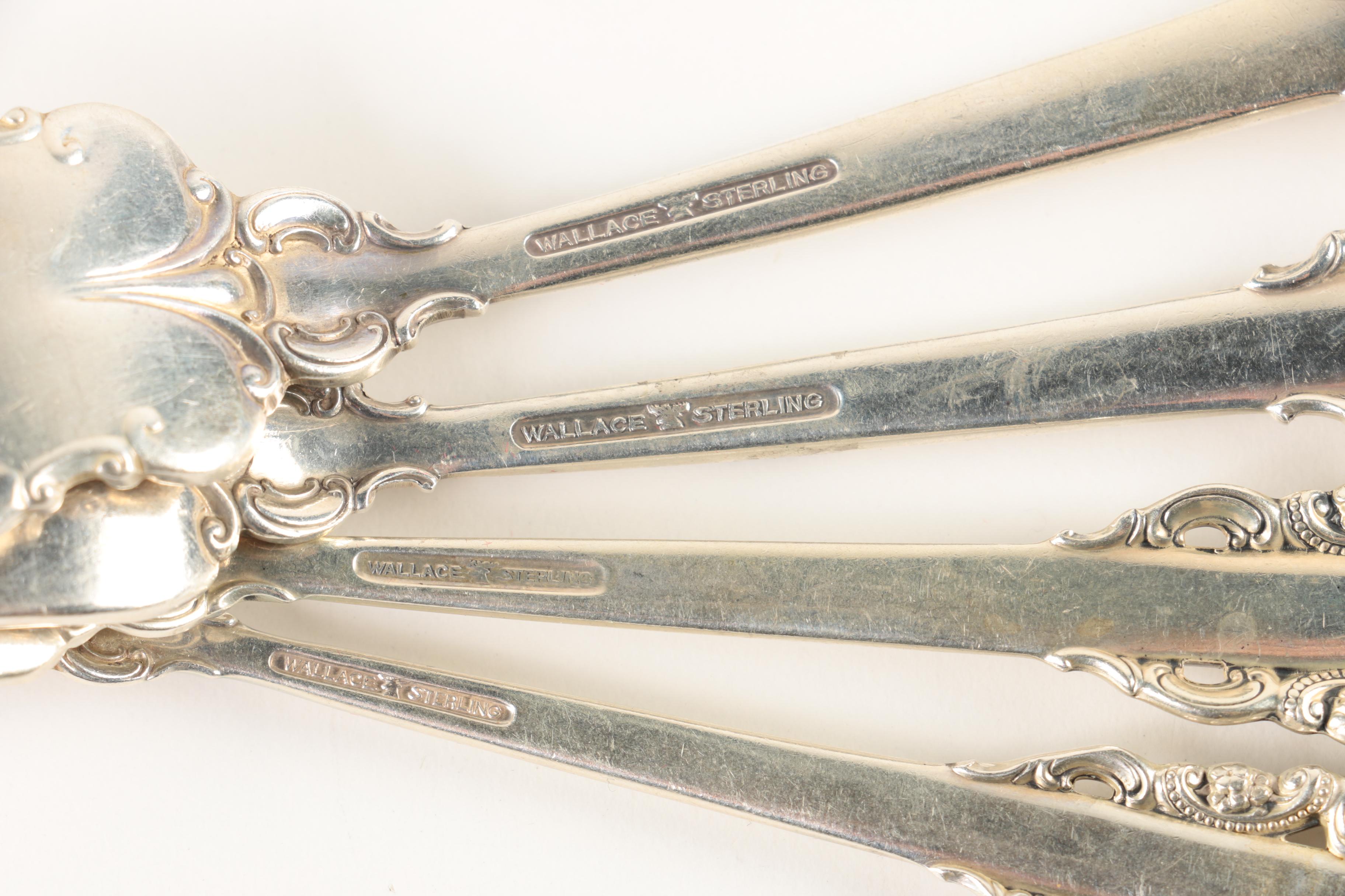 Wallace "Grande Baroque" Sterling Silver Flatware Set