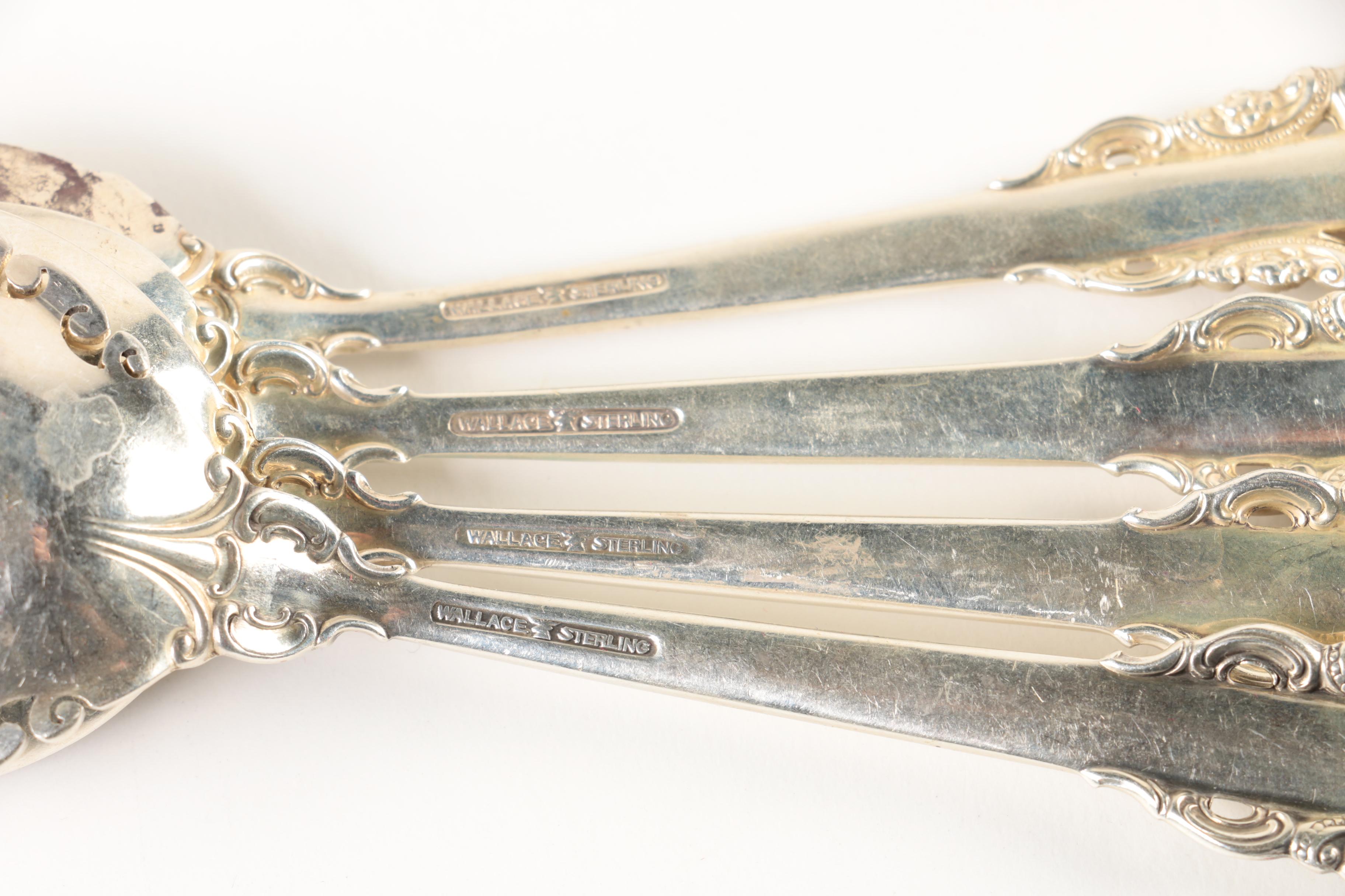 Wallace "Grande Baroque" Sterling Silver Flatware Set