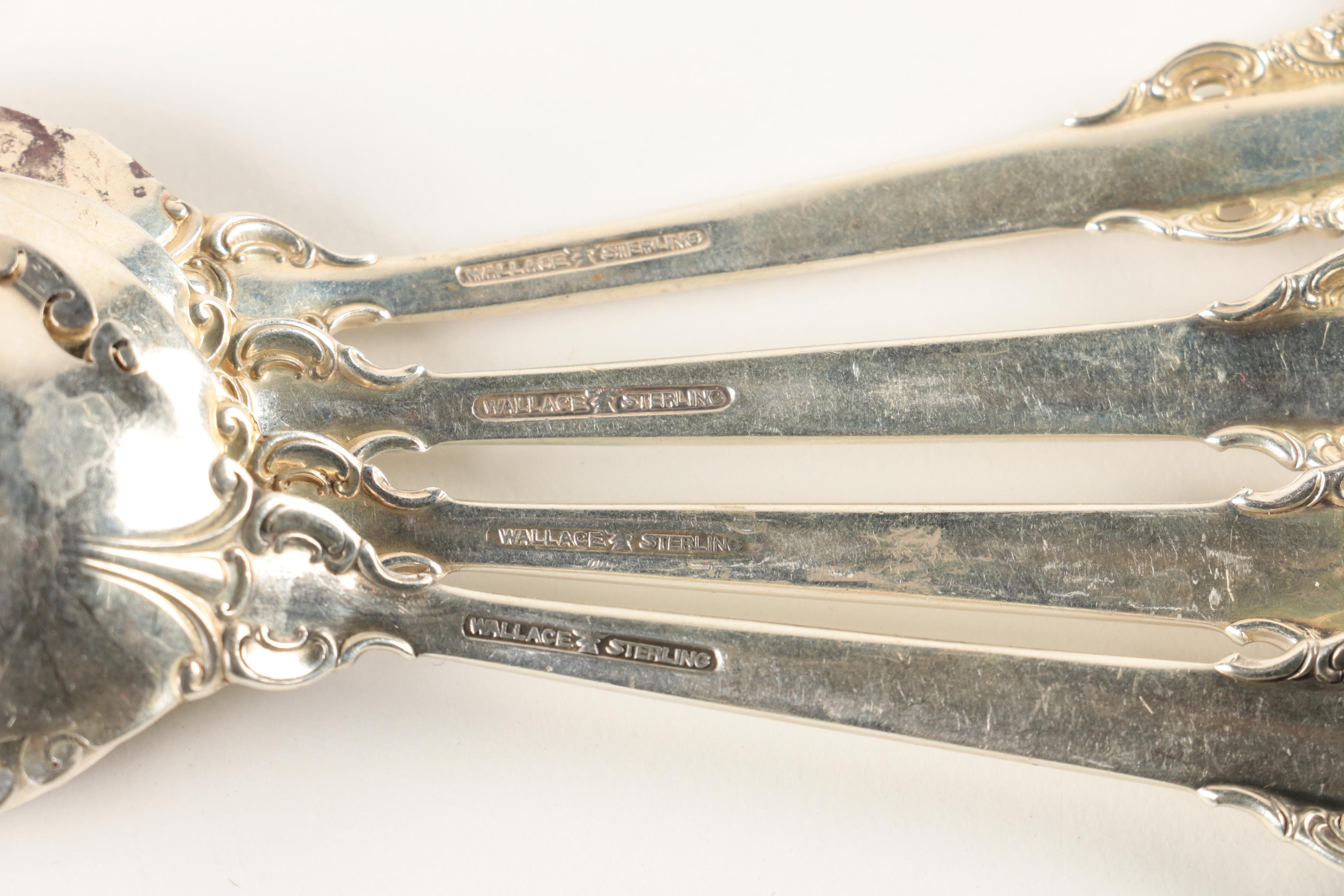 Wallace "Grande Baroque" Sterling Silver Flatware Set