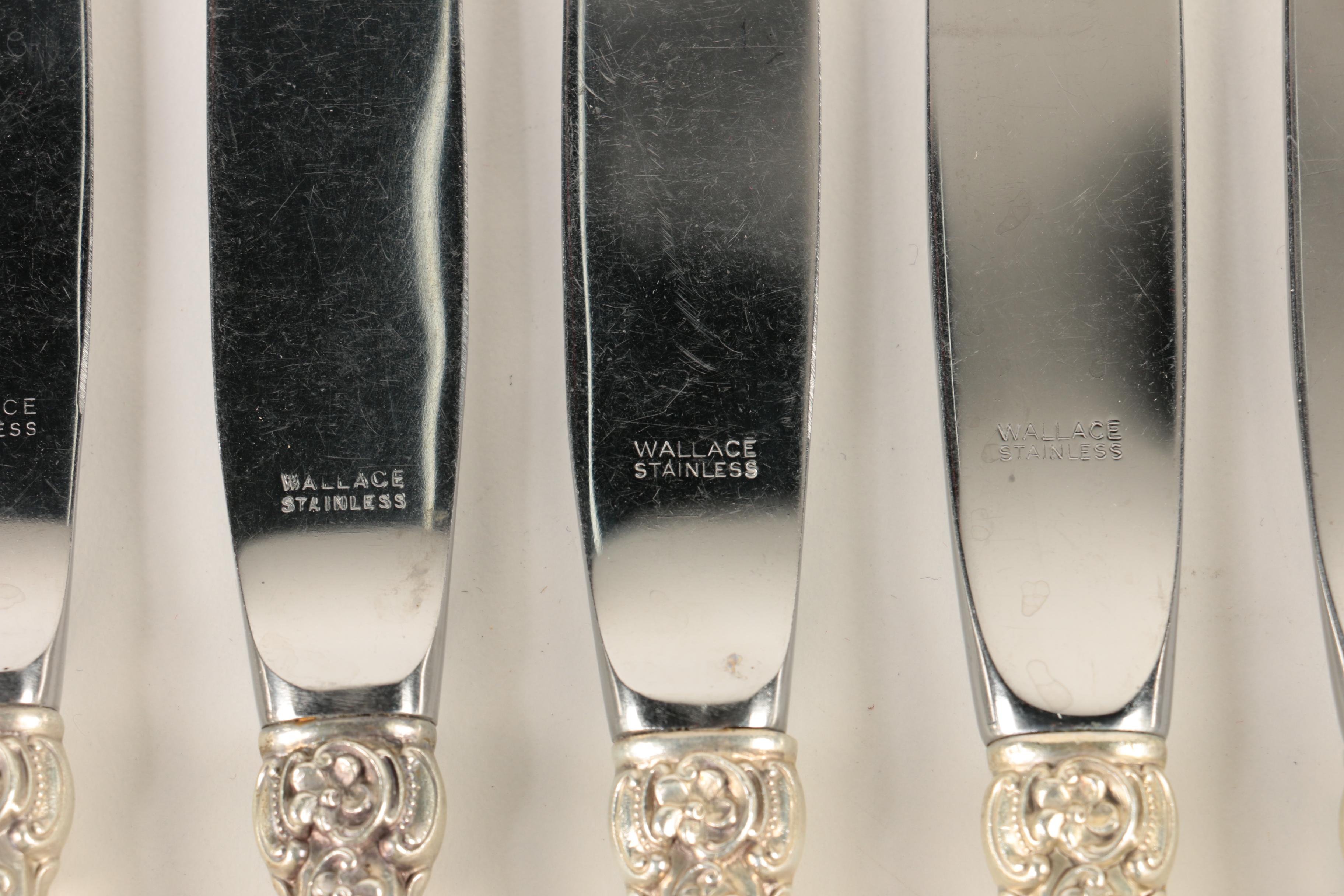 Wallace "Grande Baroque" Sterling Silver Flatware Set