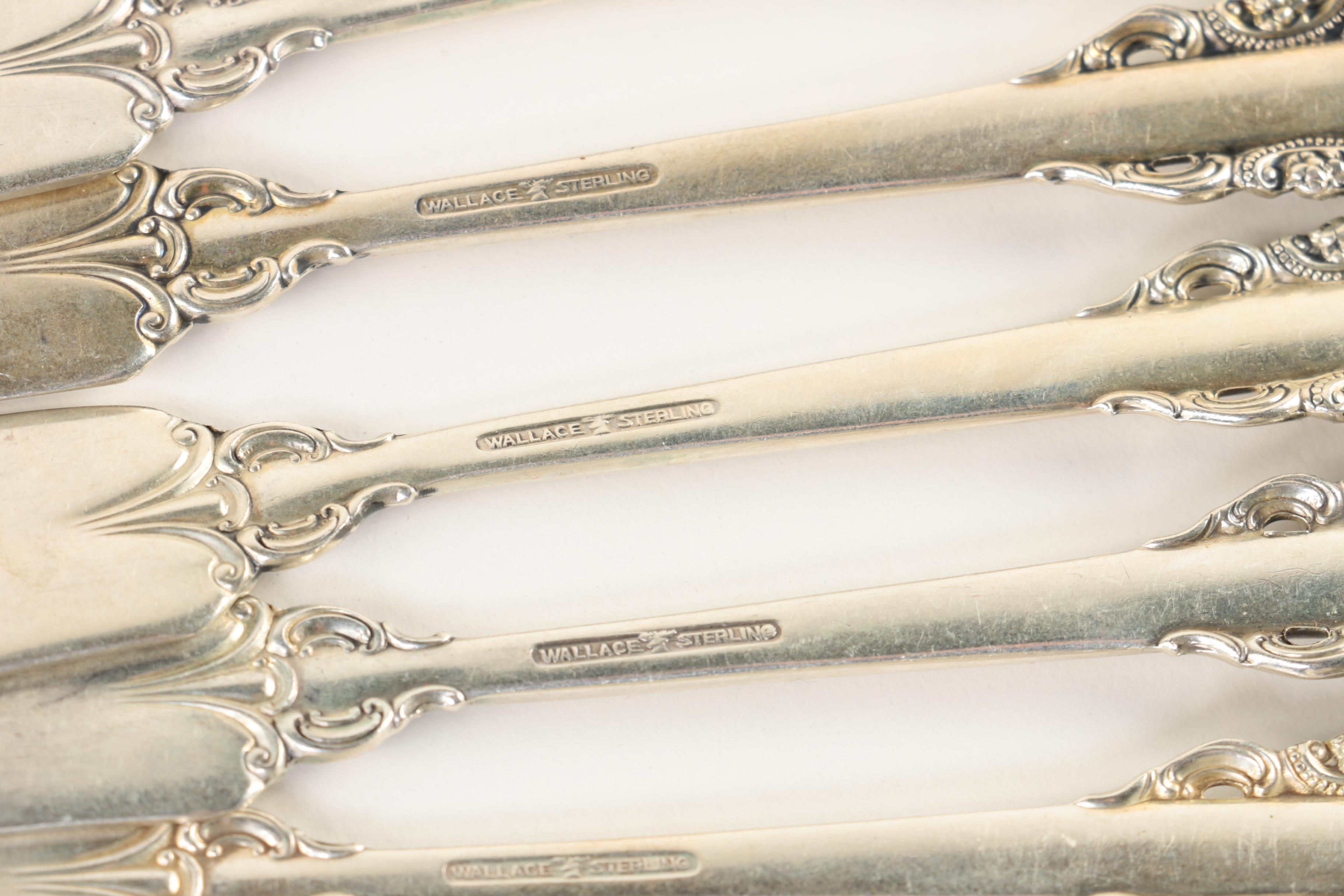 Wallace "Grande Baroque" Sterling Silver Flatware Set