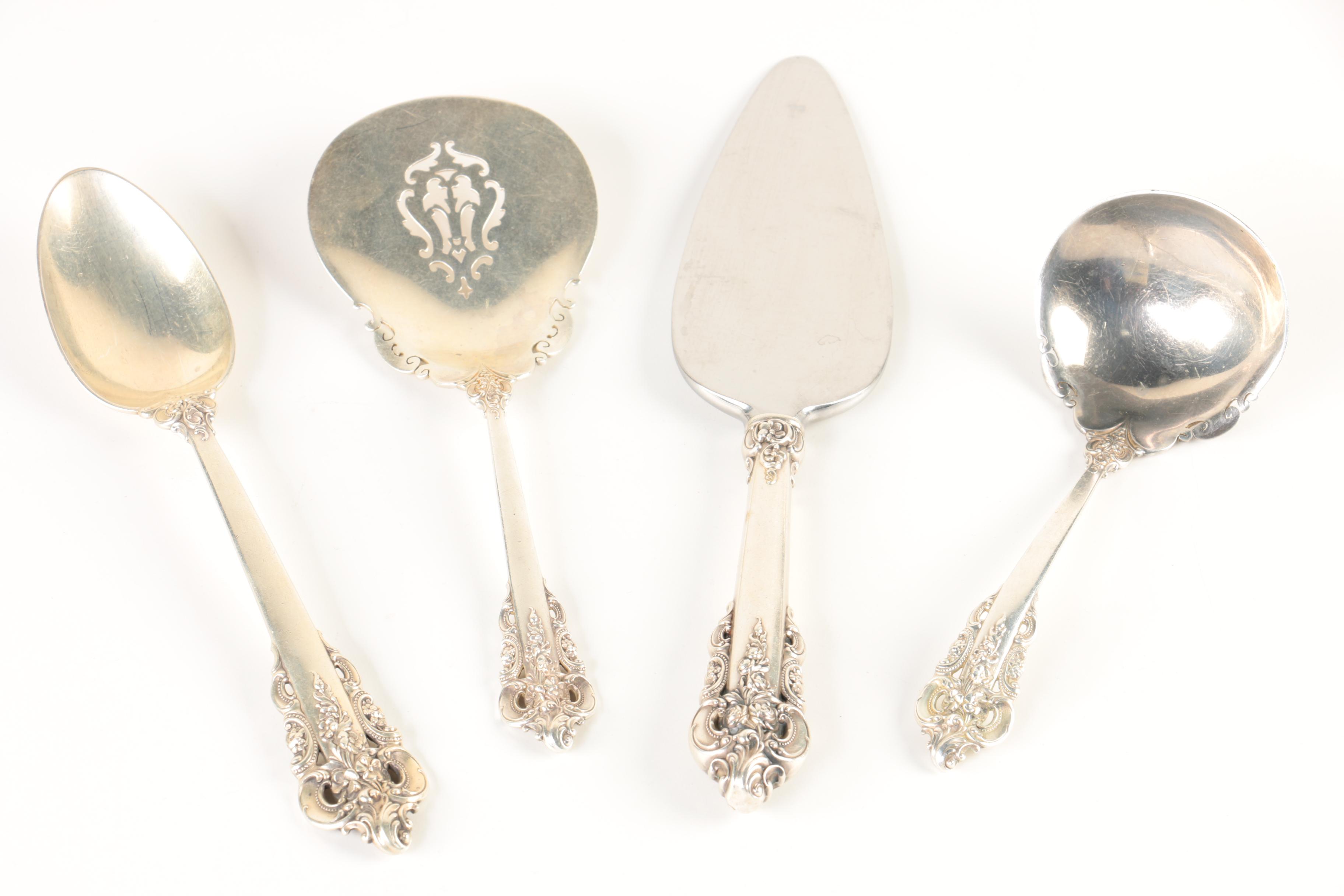 Wallace "Grande Baroque" Sterling Silver Flatware Set