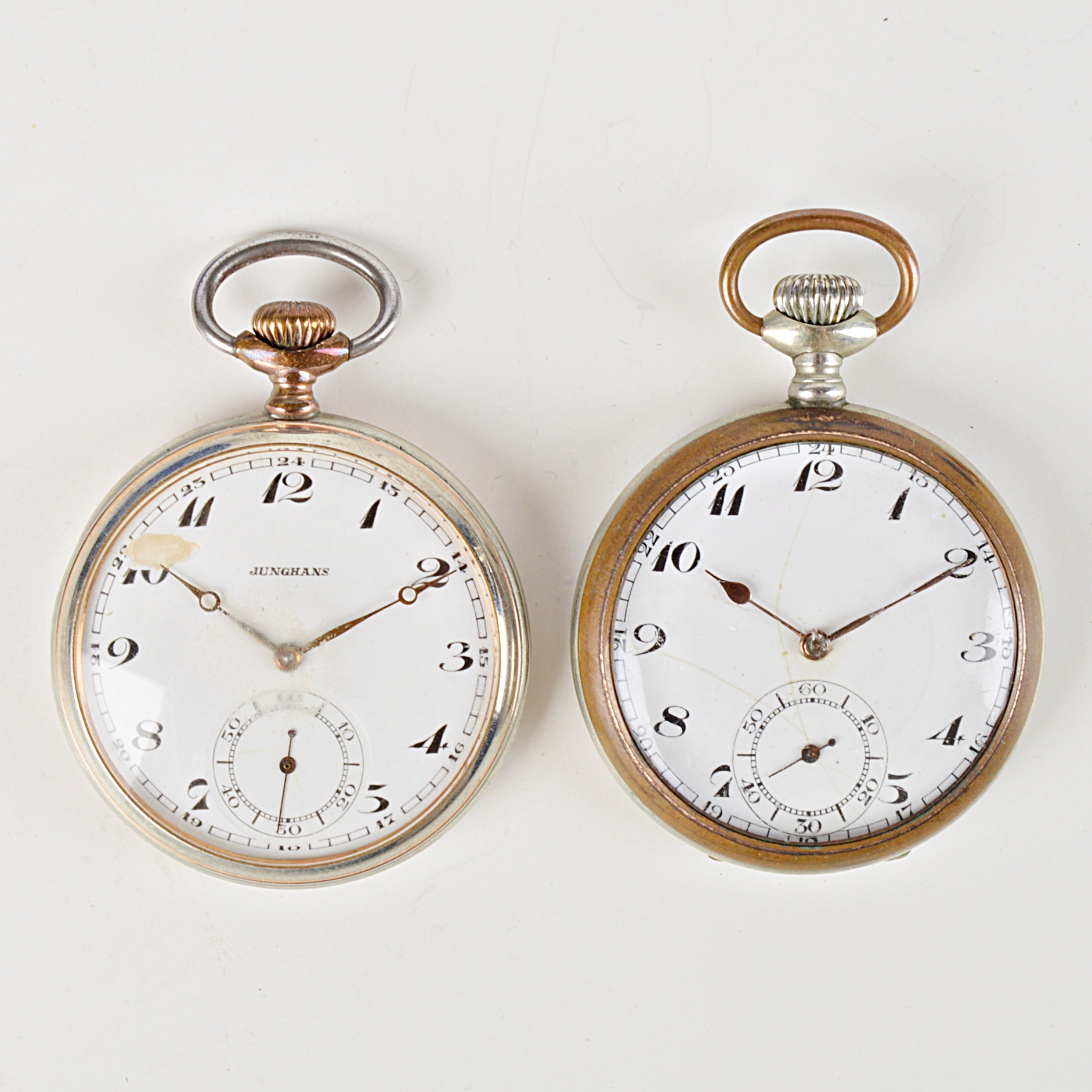 Antique German Open Face Pocket Watches