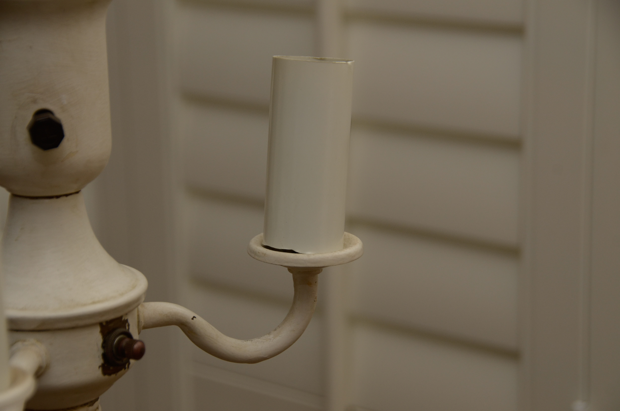 Classic Metal Candelabra Torchiere Floor Lamp