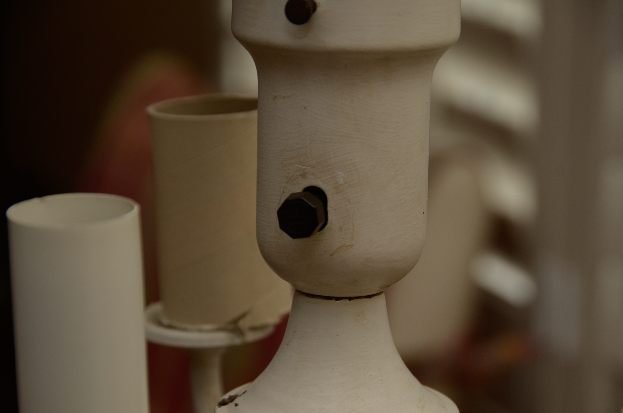 Classic Metal Candelabra Torchiere Floor Lamp