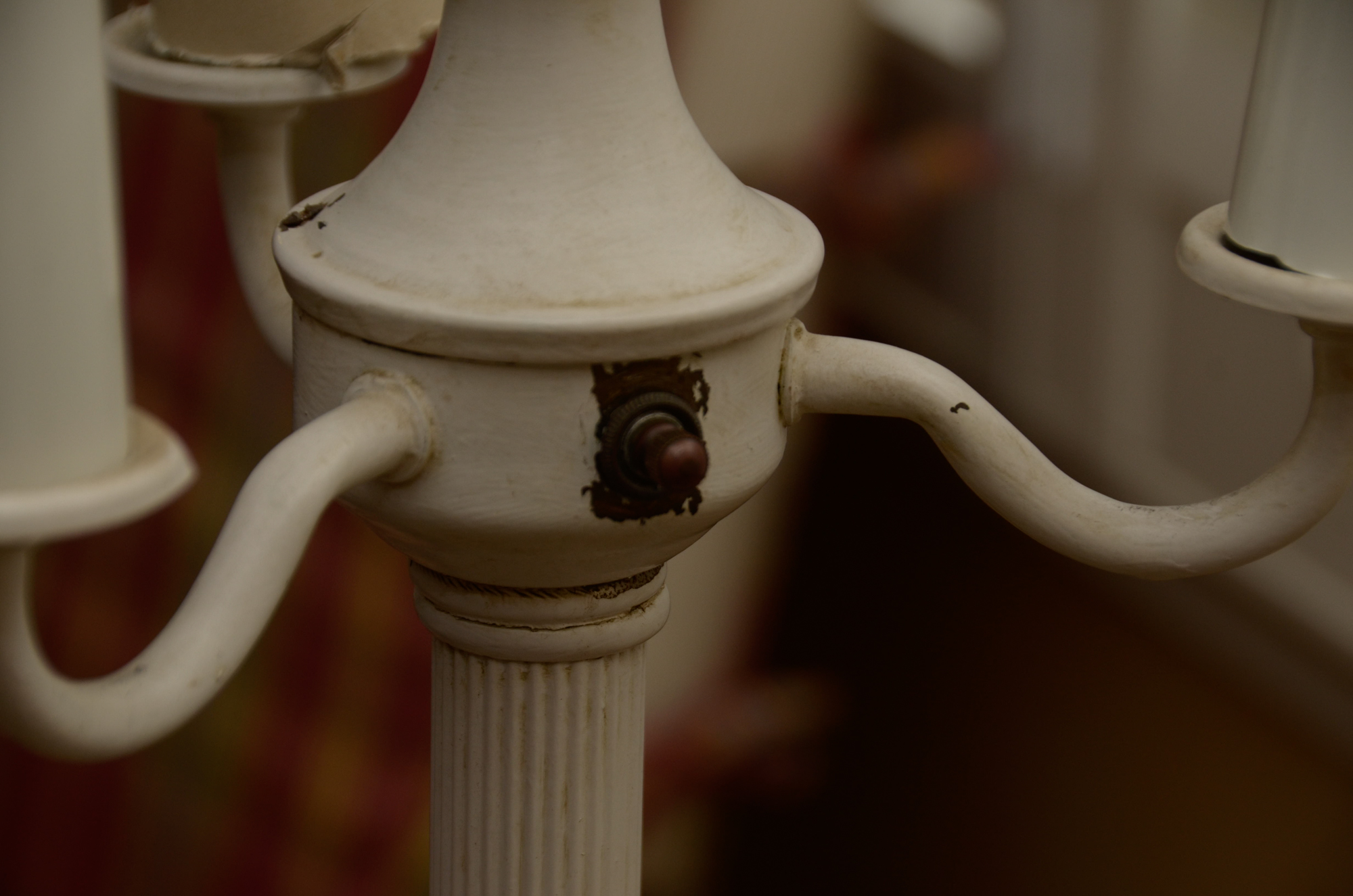 Classic Metal Candelabra Torchiere Floor Lamp