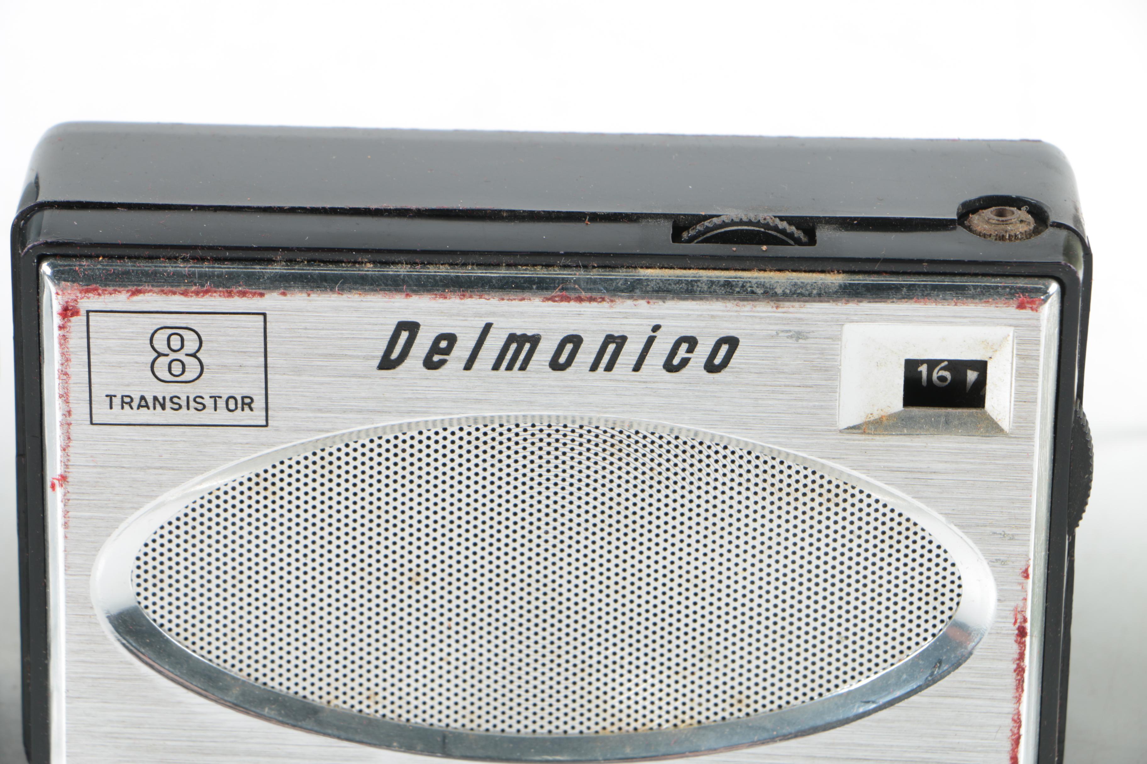Zenith and Delmonico Compact Transistor Radios