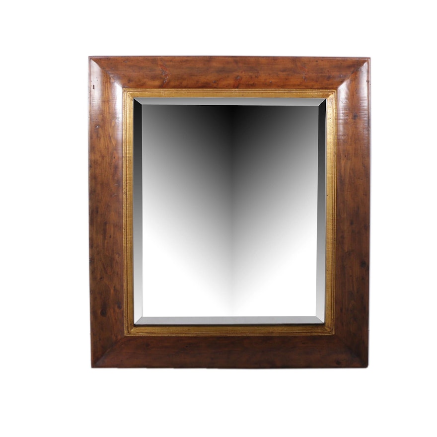 Wood Framed Wall Mirror