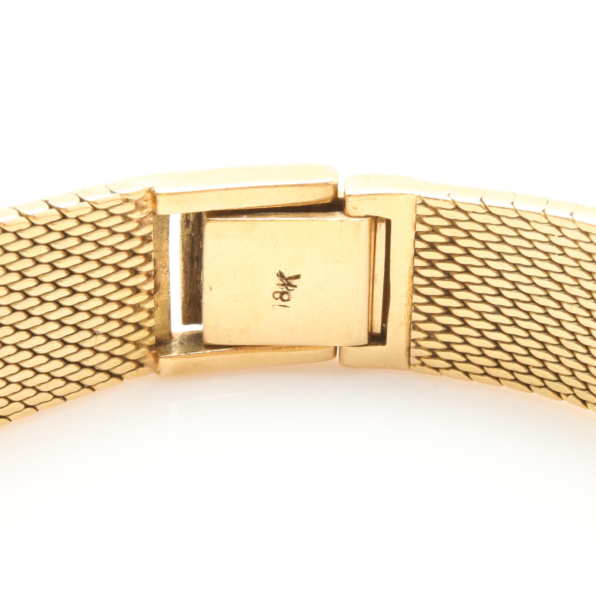 Rolex Geneve 18K Yellow Gold Stem Wind Watch