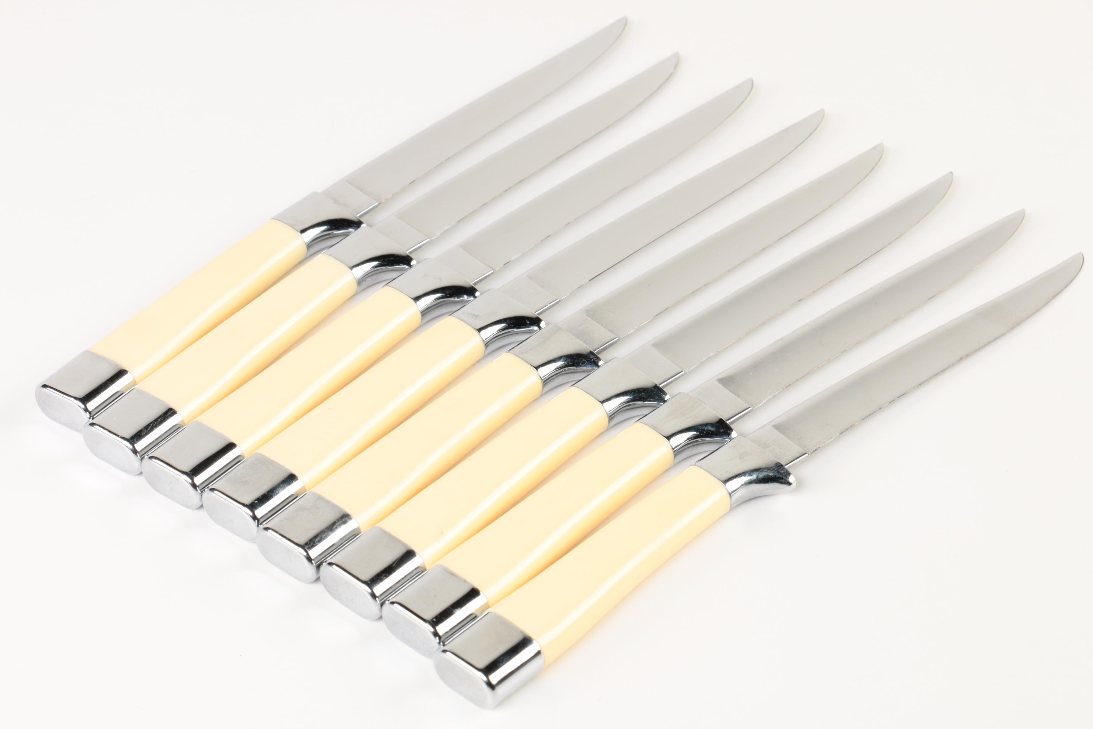 Vintage Carvel Hall Stainless Steel Steak Knives by Briddell