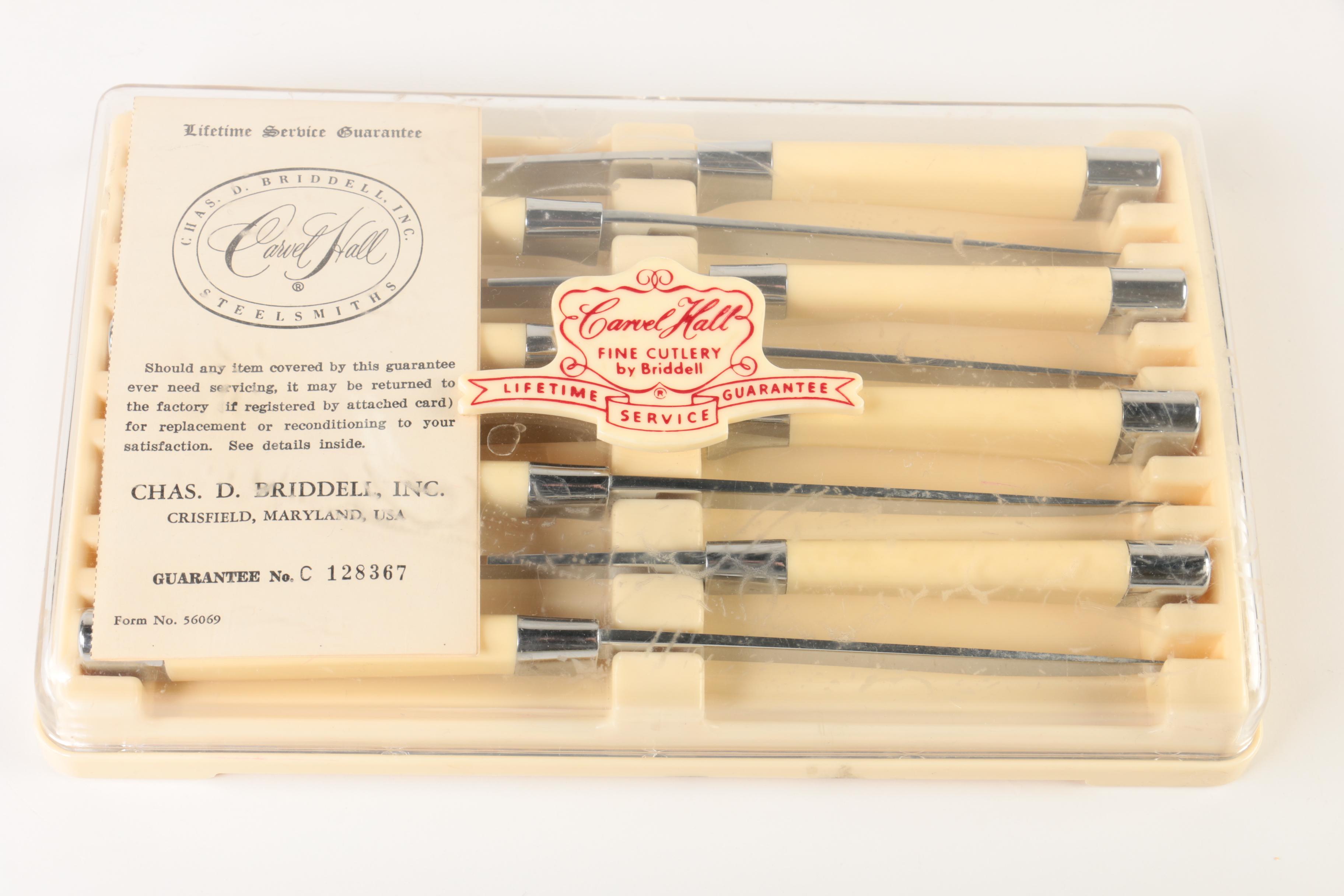 Vintage Carvel Hall Stainless Steel Steak Knives by Briddell