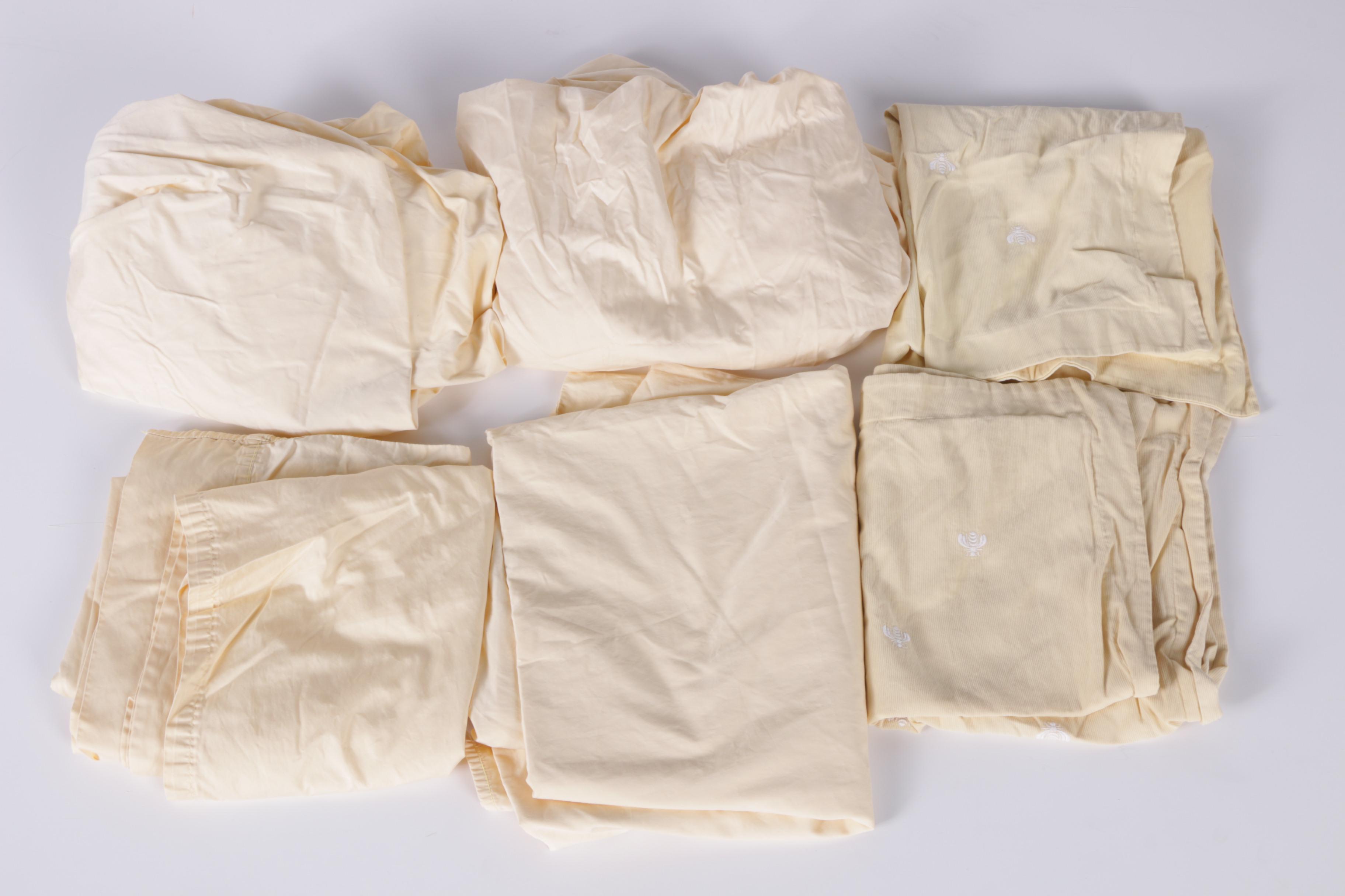 Queen Sized Bedding Set Featuring Restoration Hardware