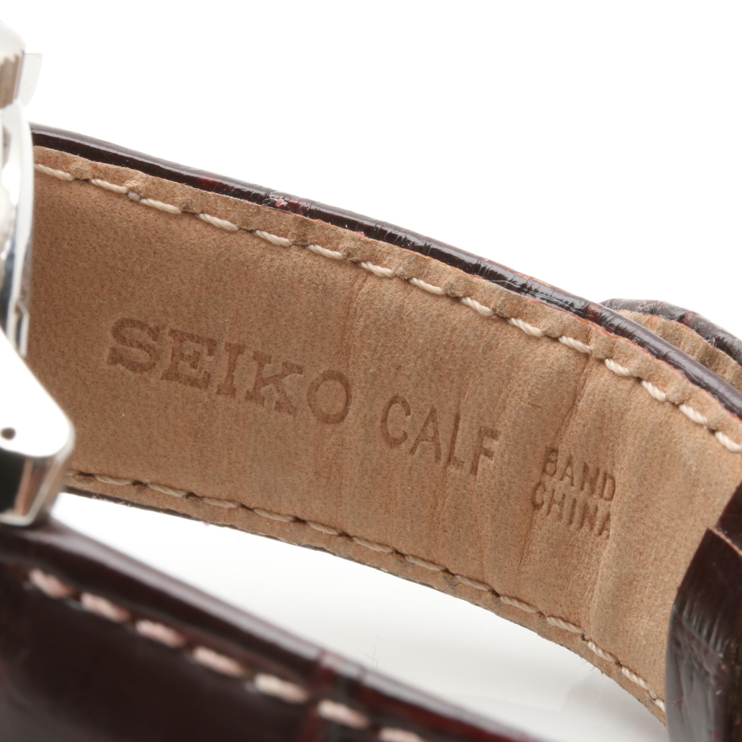 Seiko Solar Stainless Steel Chronograph Watch