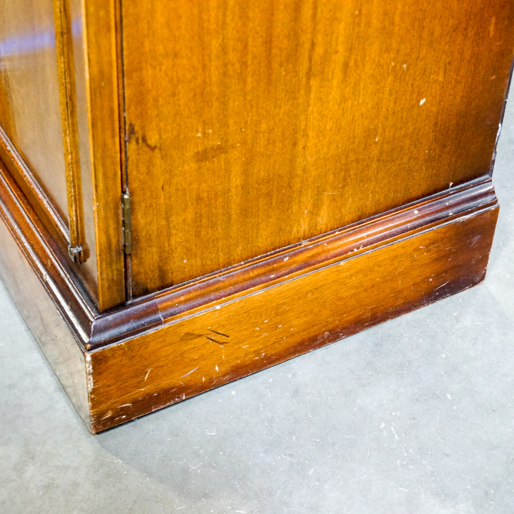 Vintage Hepplewhite Style Mahogany Breakfront with Secretary Desk