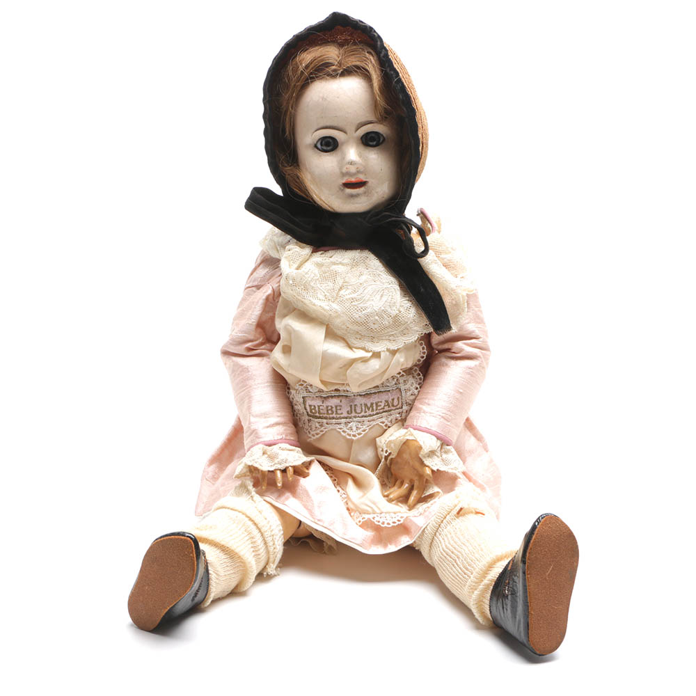 Antique Doll with Bébé Jumeau Diplôme d'Honneur Body