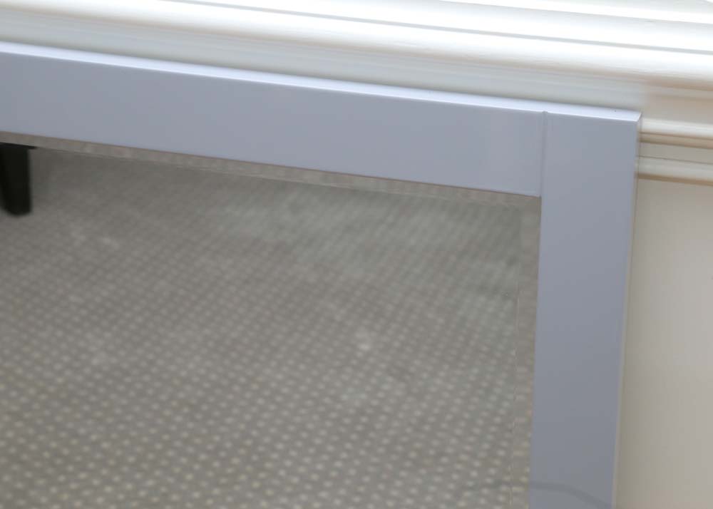 Gray Lacquer Wall Mirror