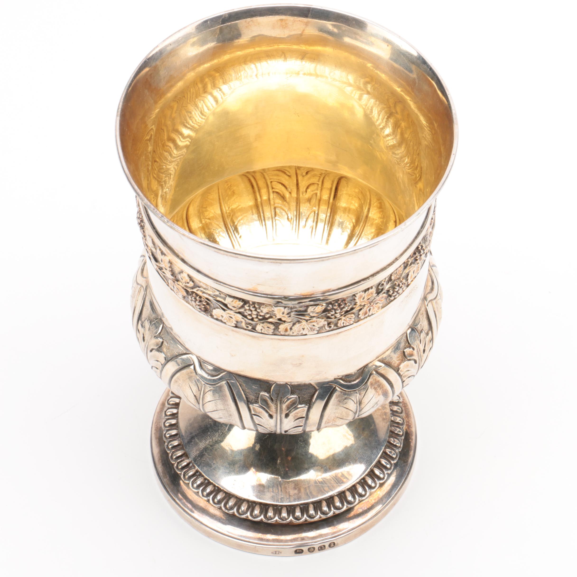 1811 Solomon Hougham English Sterling Silver Goblet