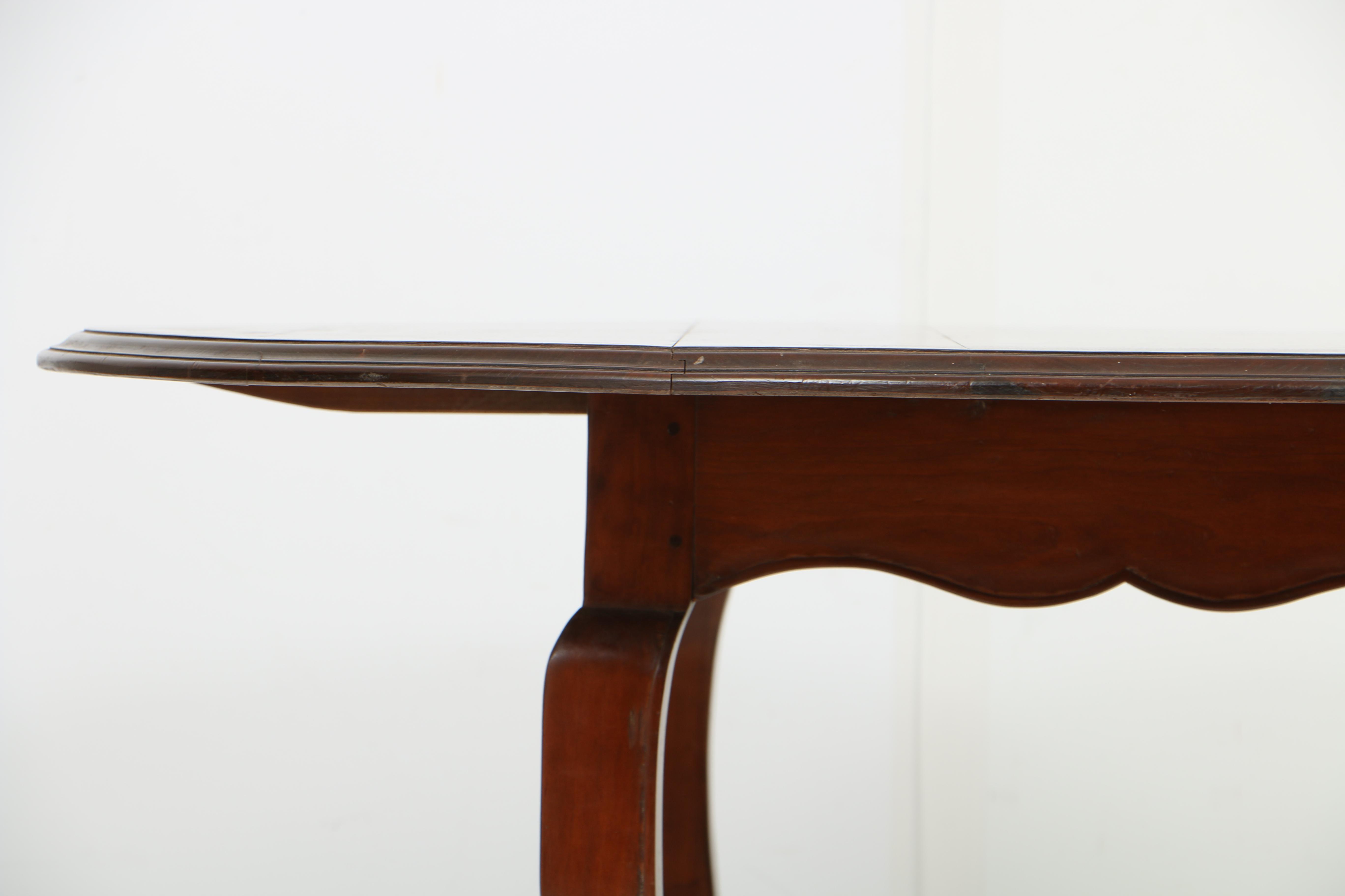 French Provincial Style Fruitwood Dining Table and Six Chairs