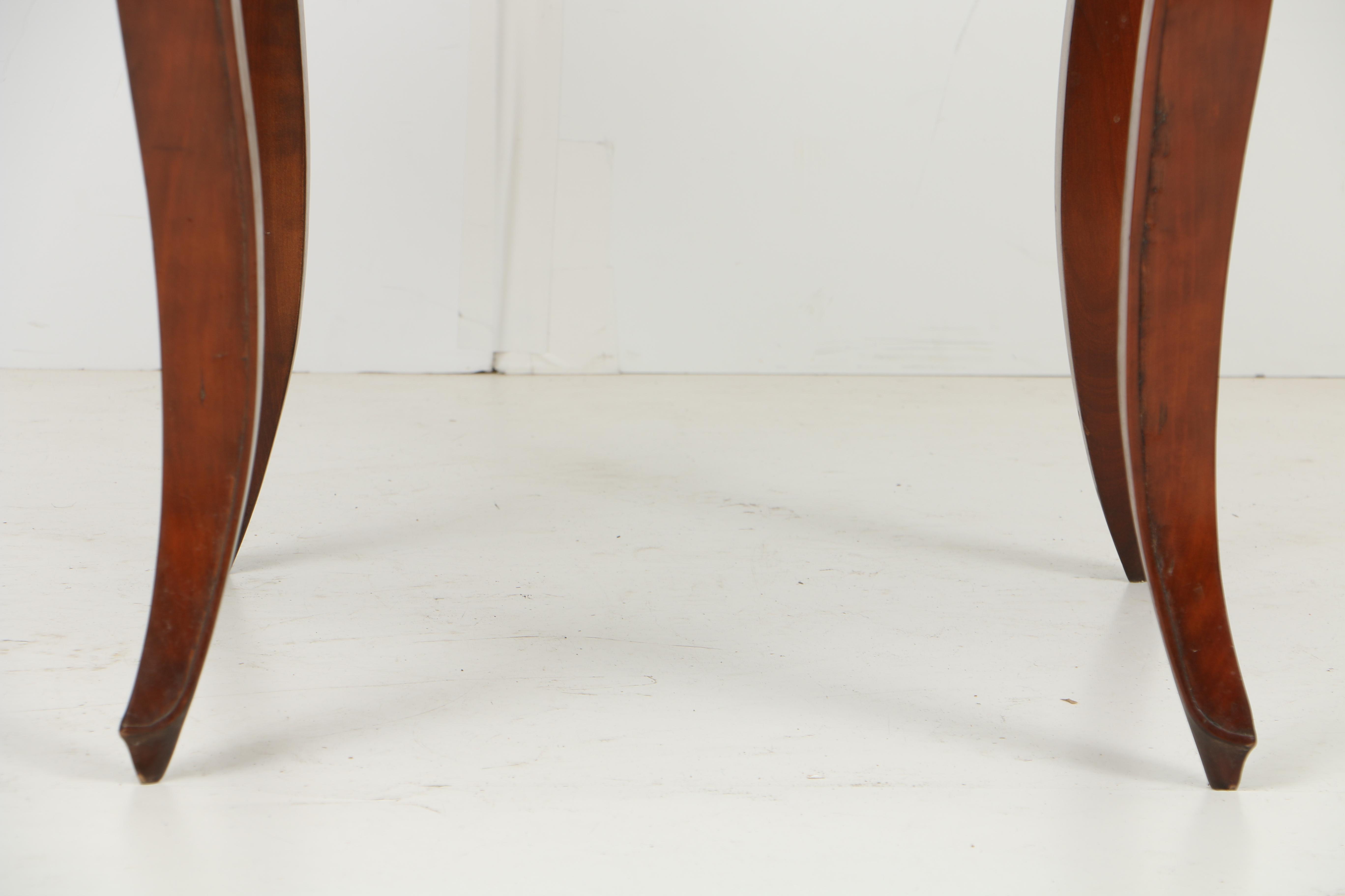 French Provincial Style Fruitwood Dining Table and Six Chairs