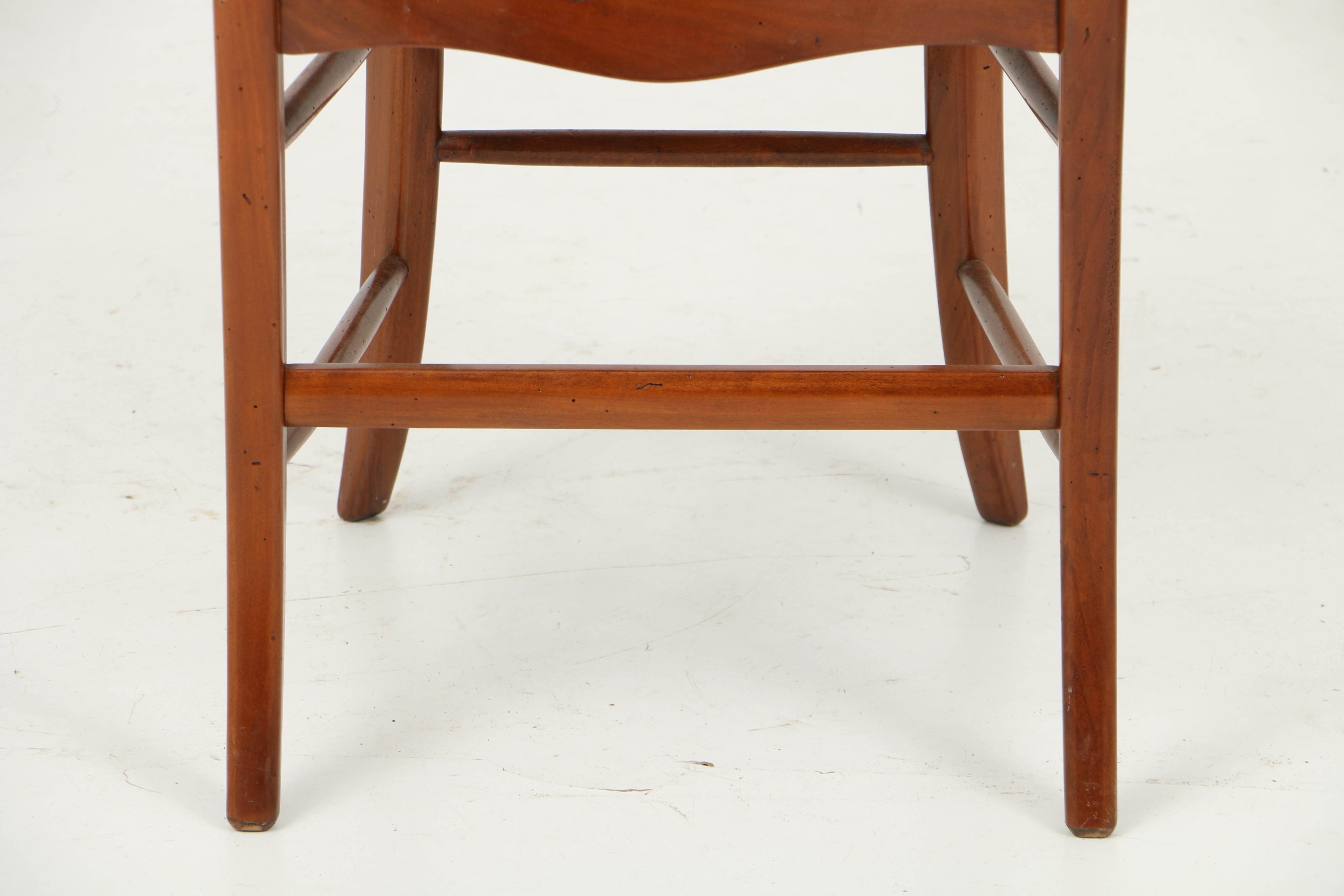 French Provincial Style Fruitwood Dining Table and Six Chairs