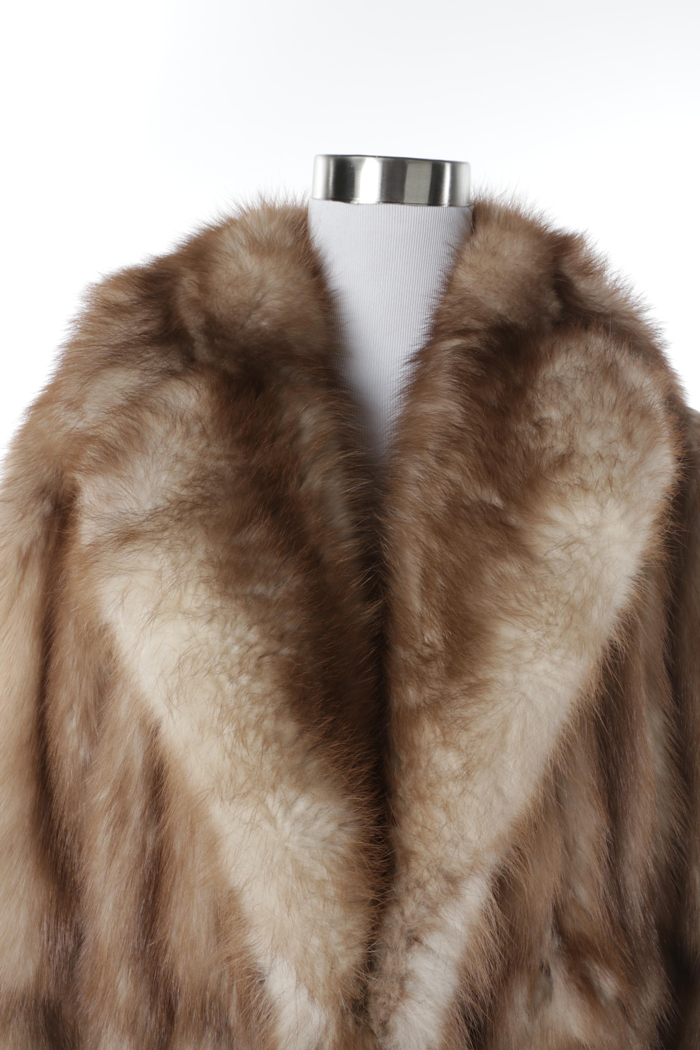 Women's Vintage Creeds of Toronto Stone Marten Fur Coat