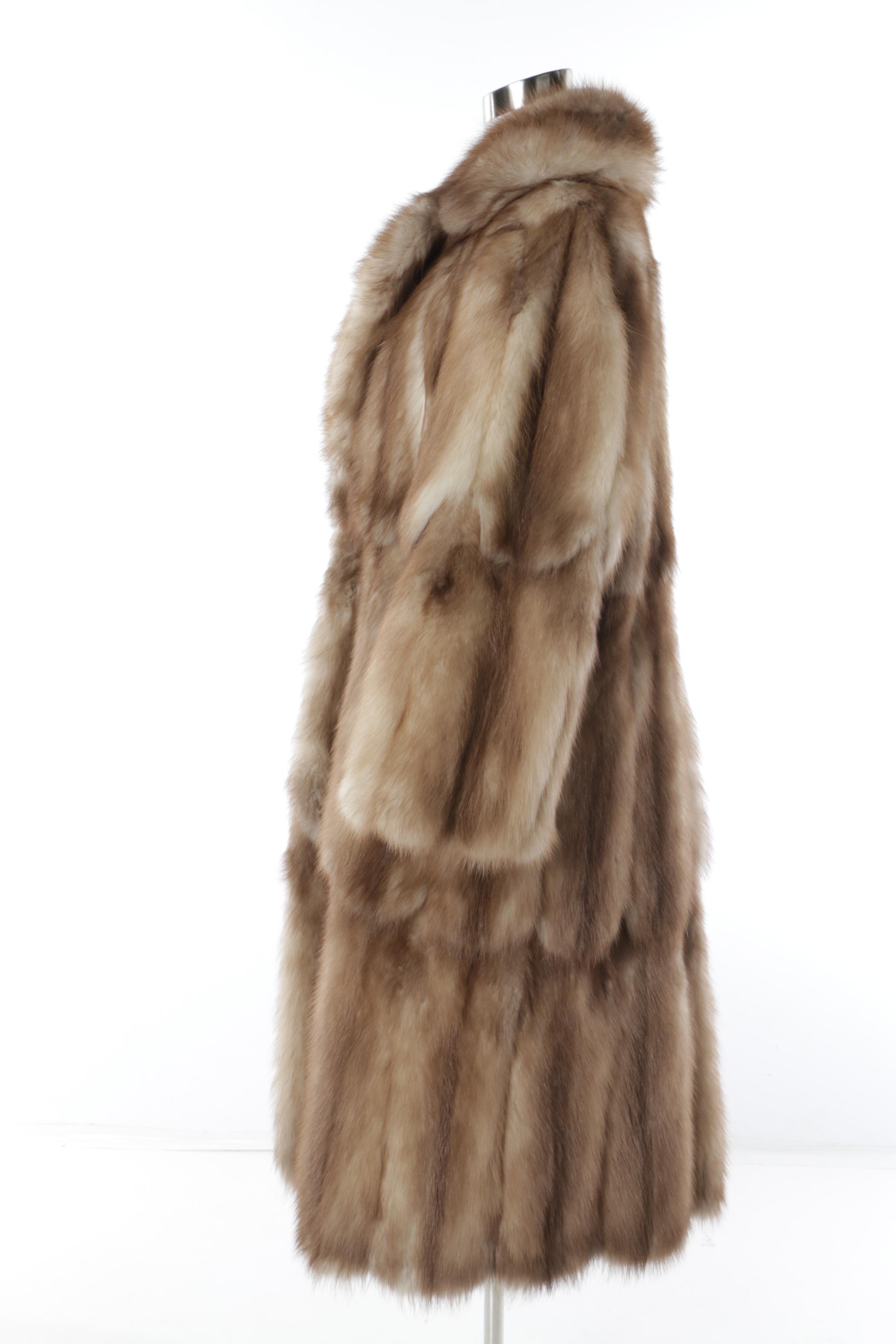 Women's Vintage Creeds of Toronto Stone Marten Fur Coat