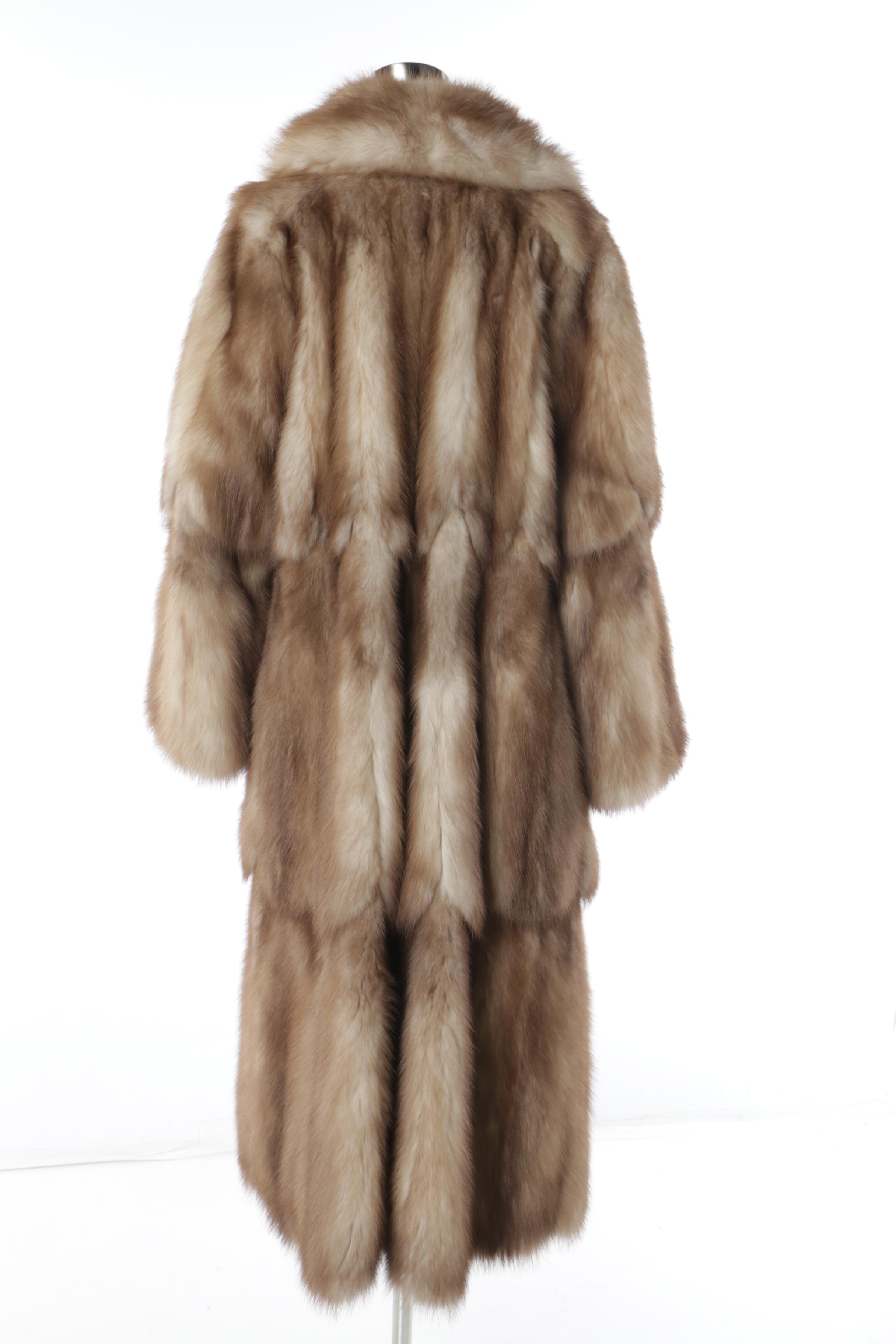 Women's Vintage Creeds of Toronto Stone Marten Fur Coat