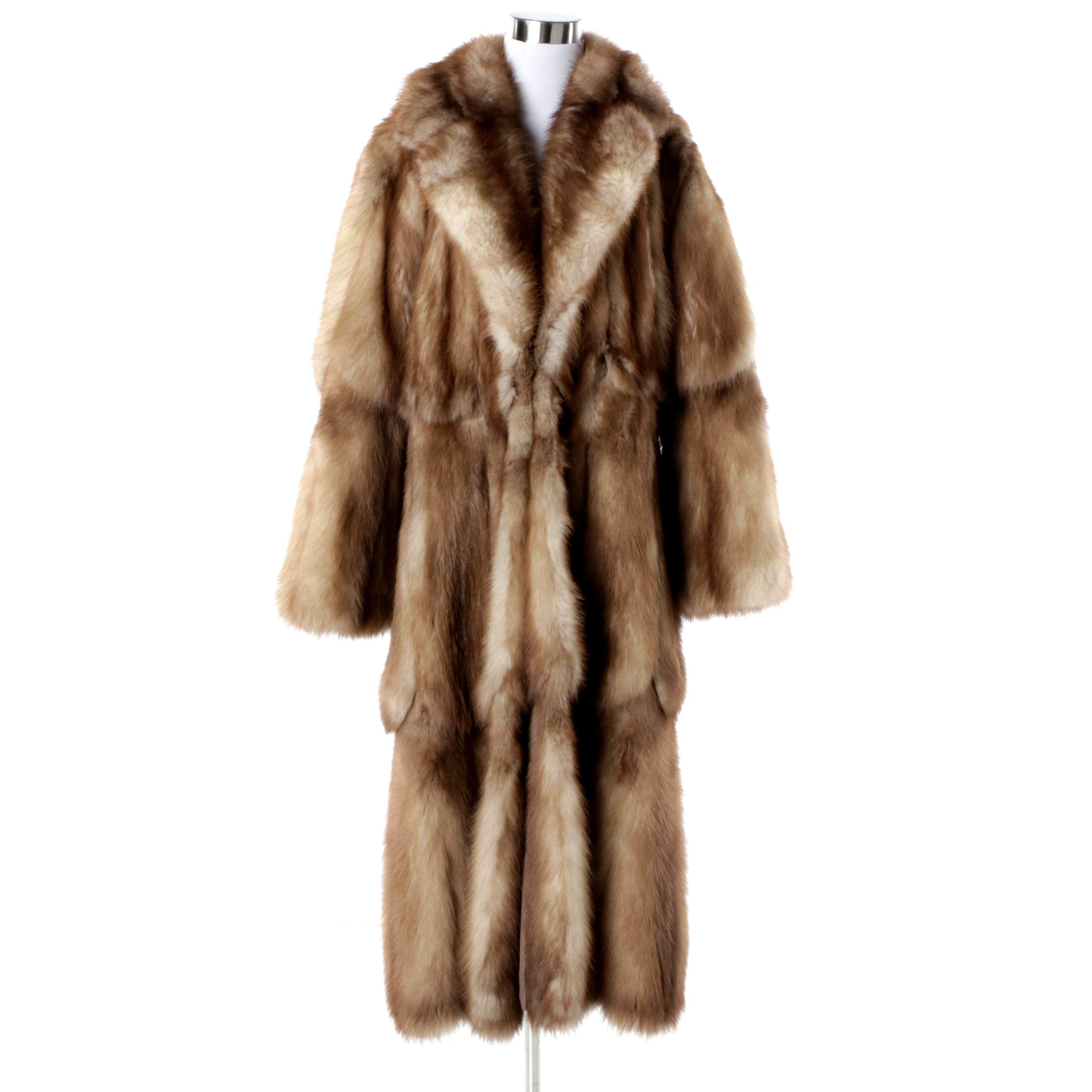 Women's Vintage Creeds of Toronto Stone Marten Fur Coat