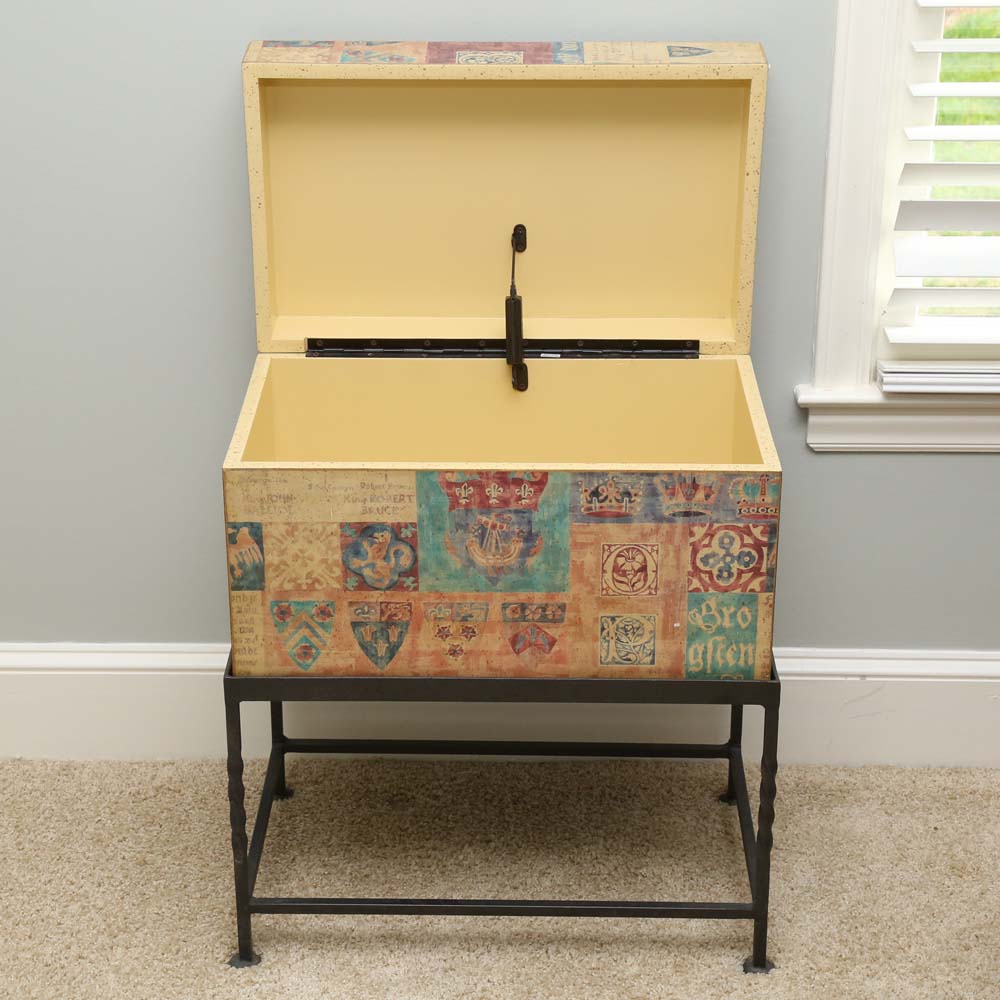 Decorative Chest on Stand