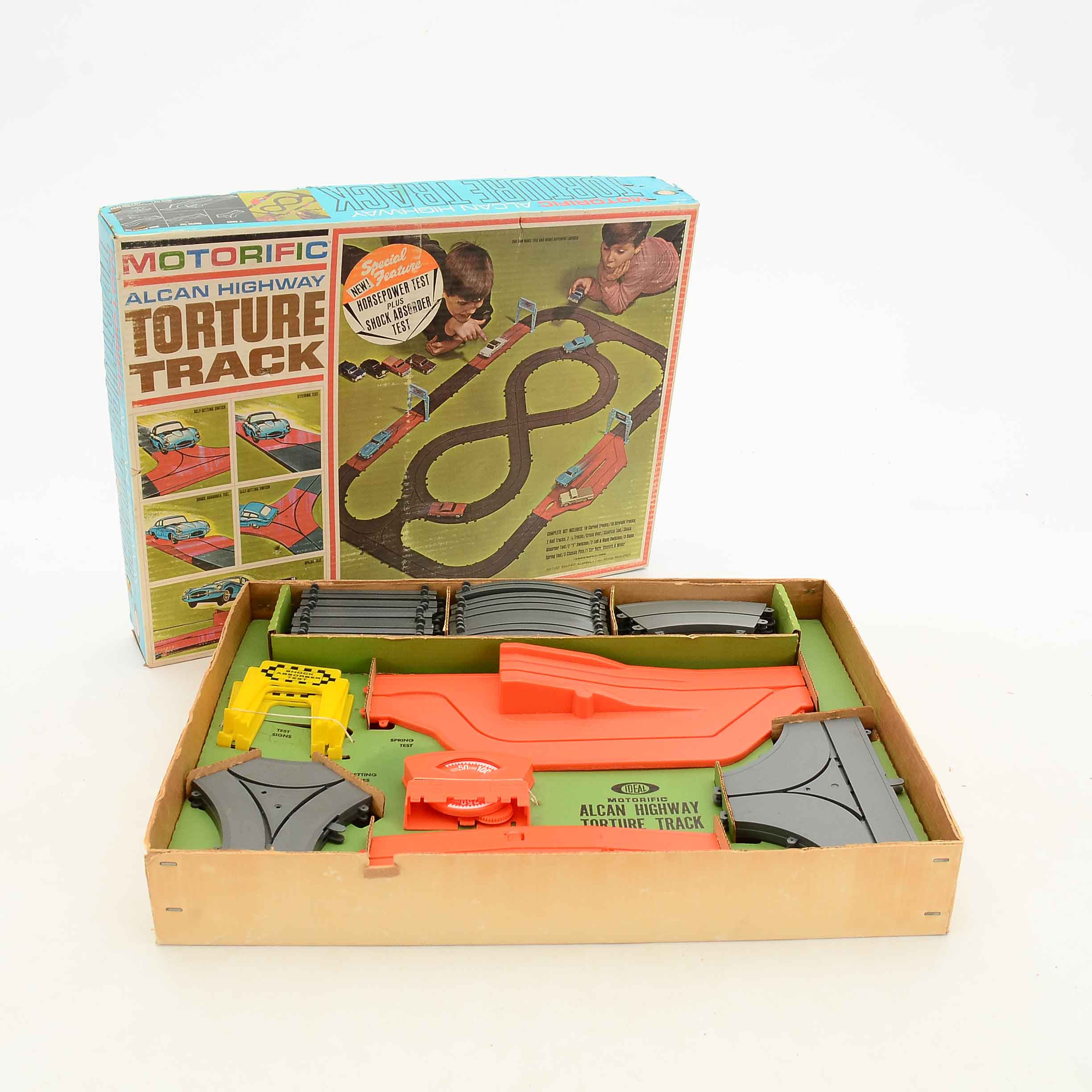 Vintage "Motorific" Slot Car Track