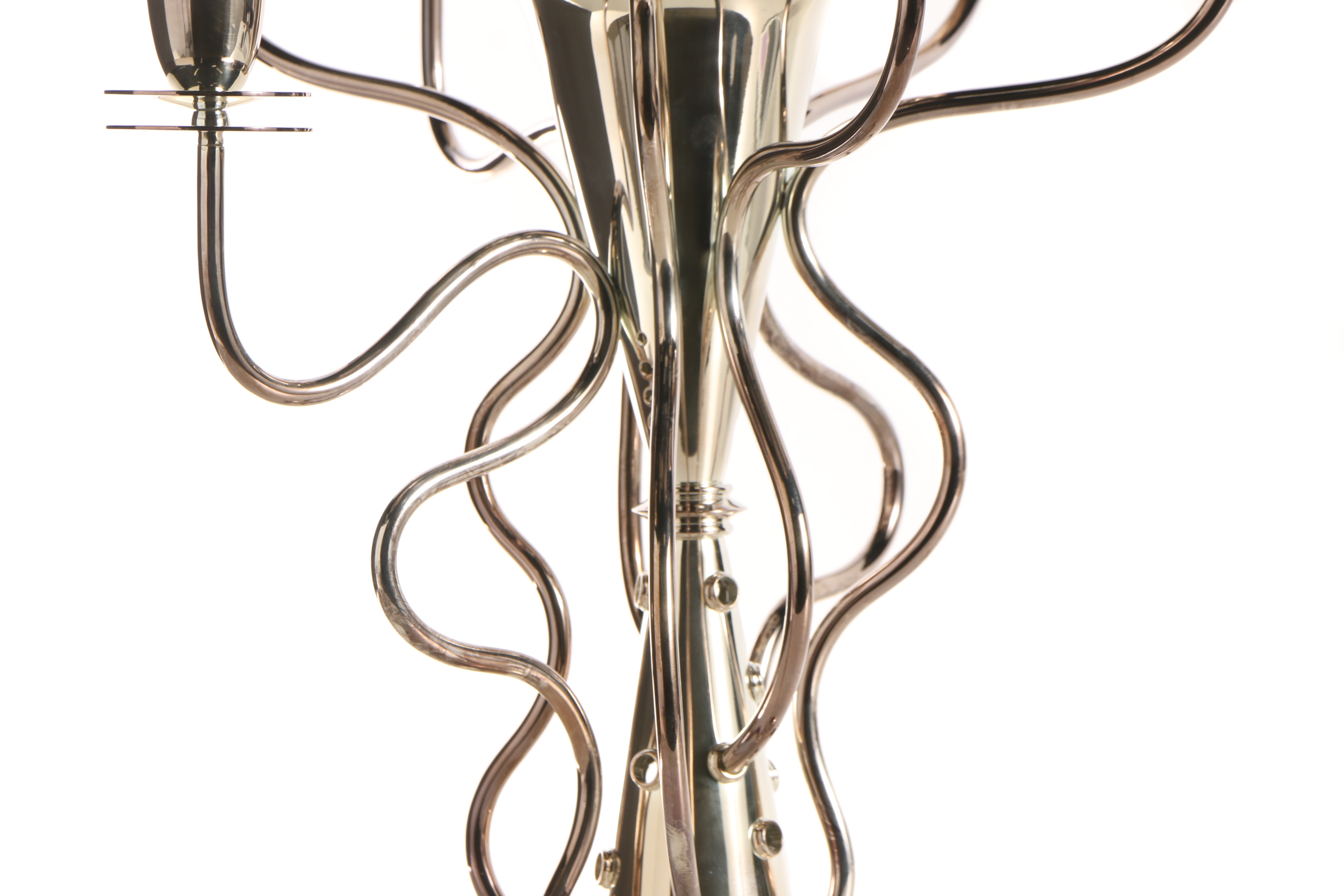 Borek Sipek "Simon" Silver Plate Candelabra