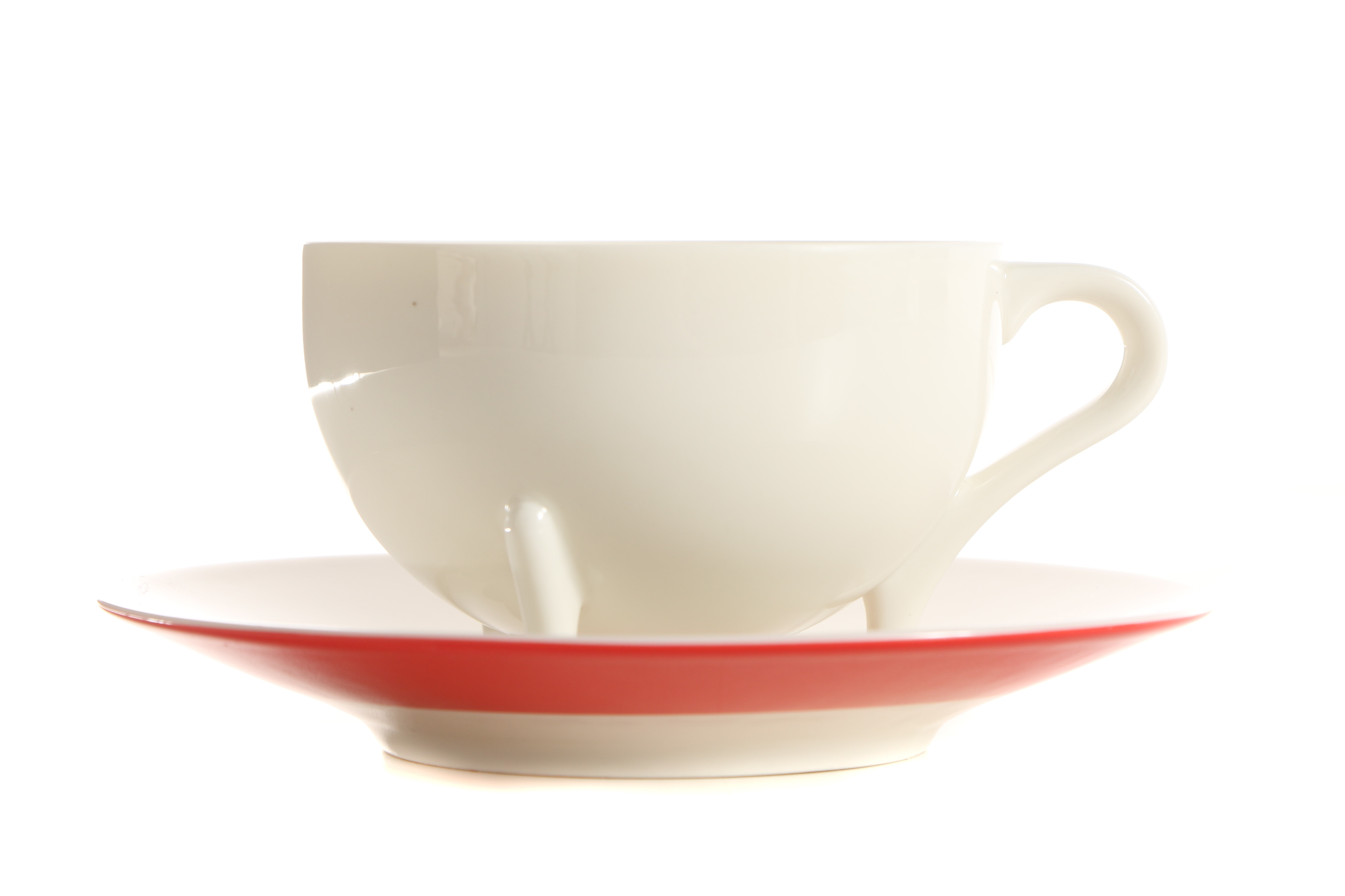 Oscar Tusquets Blanca "Victoria" Porcelain Teacup and Saucer